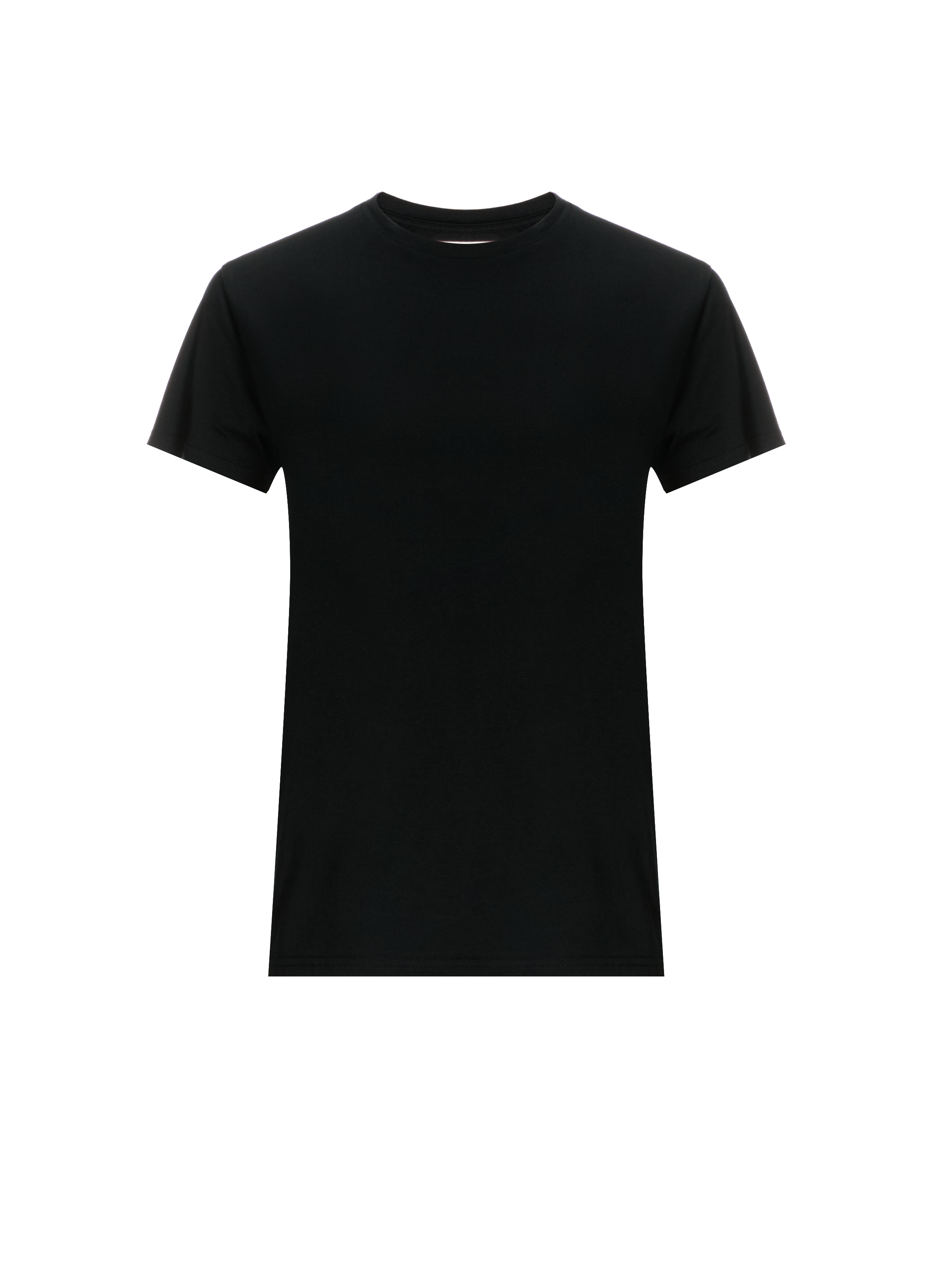 T-shirt Eqla col rond en coton Noir