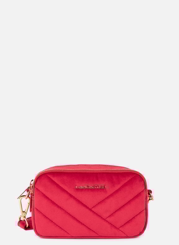 Pochette smartphone - velvet matelassé Rouge by LANCASTER LANCASTER Pochette smartphone - velvet matelassé Rouge
