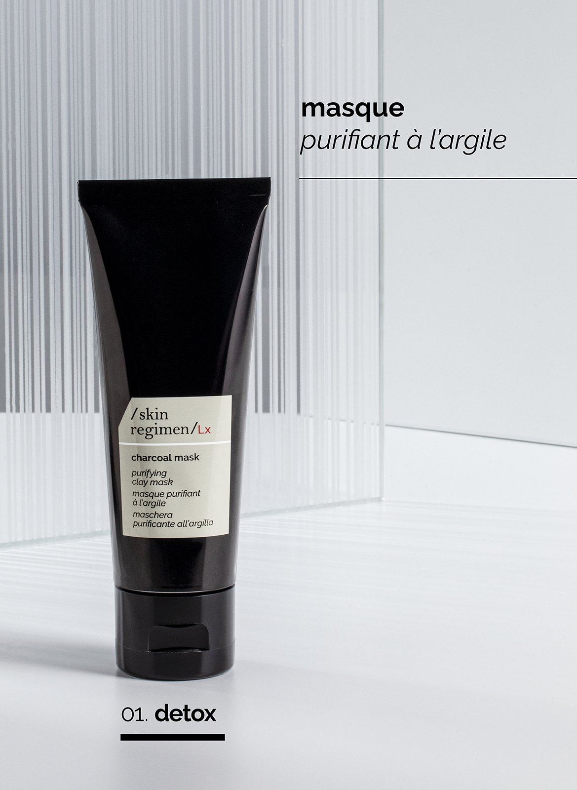 Skin regimen LX bamboo charcoal mask No color