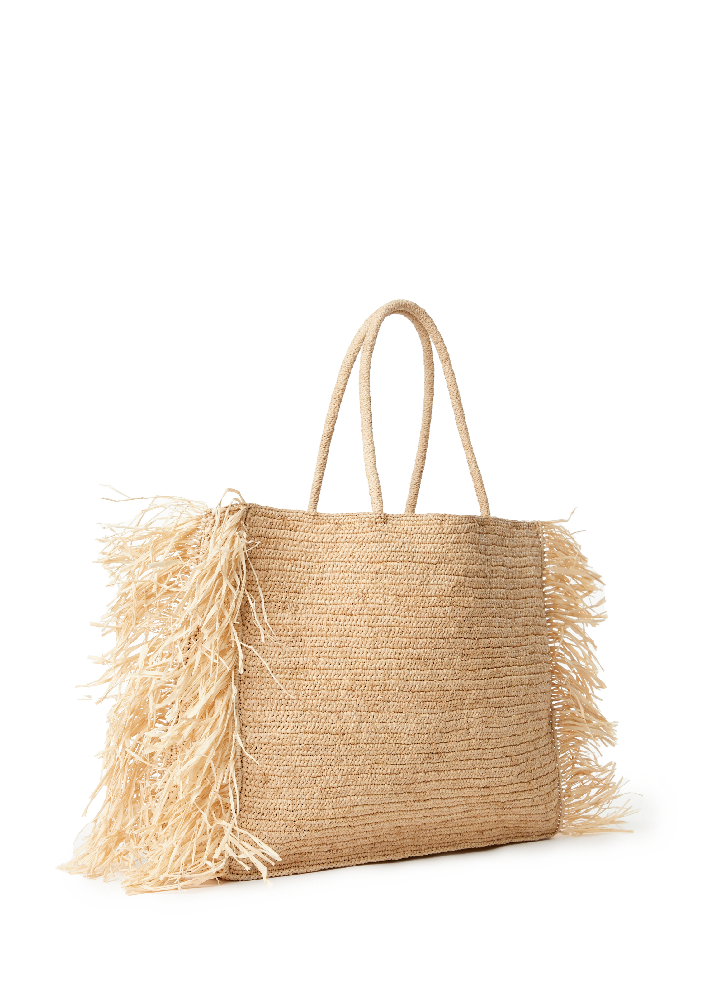 Raffia cabas bag SAISON 1865 Beige