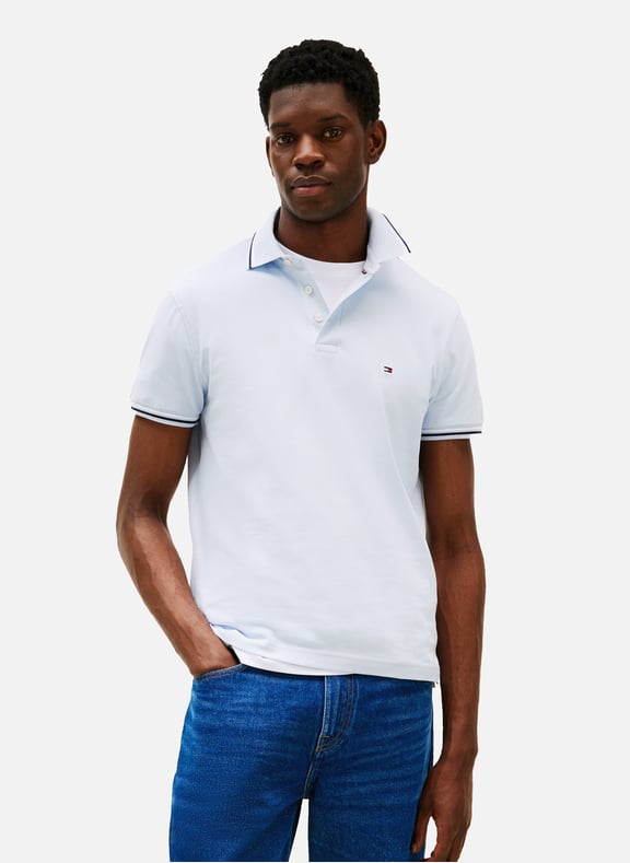 Polo en coton Bleu by TOMMY HILFIGER TOMMY HILFIGER Polo en coton Bleu