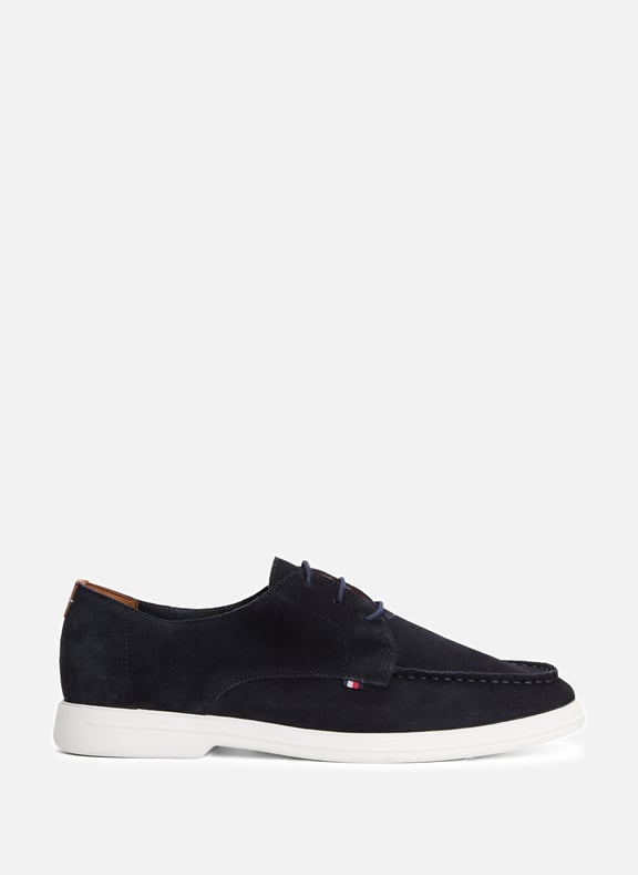 Suede derbies Blue by TOMMY HILFIGER TOMMY HILFIGER Suede derbies Blue