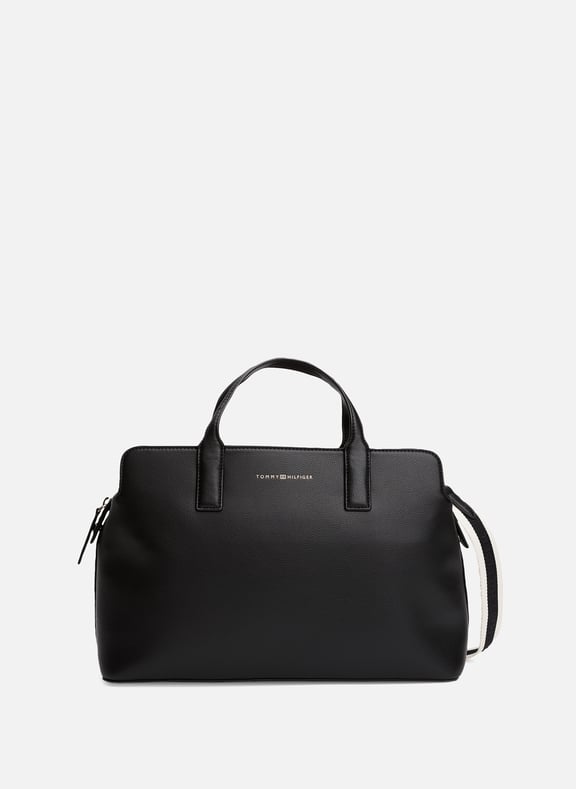 Sac à main uni Noir by TOMMY HILFIGER TOMMY HILFIGER Sac à main uni Noir