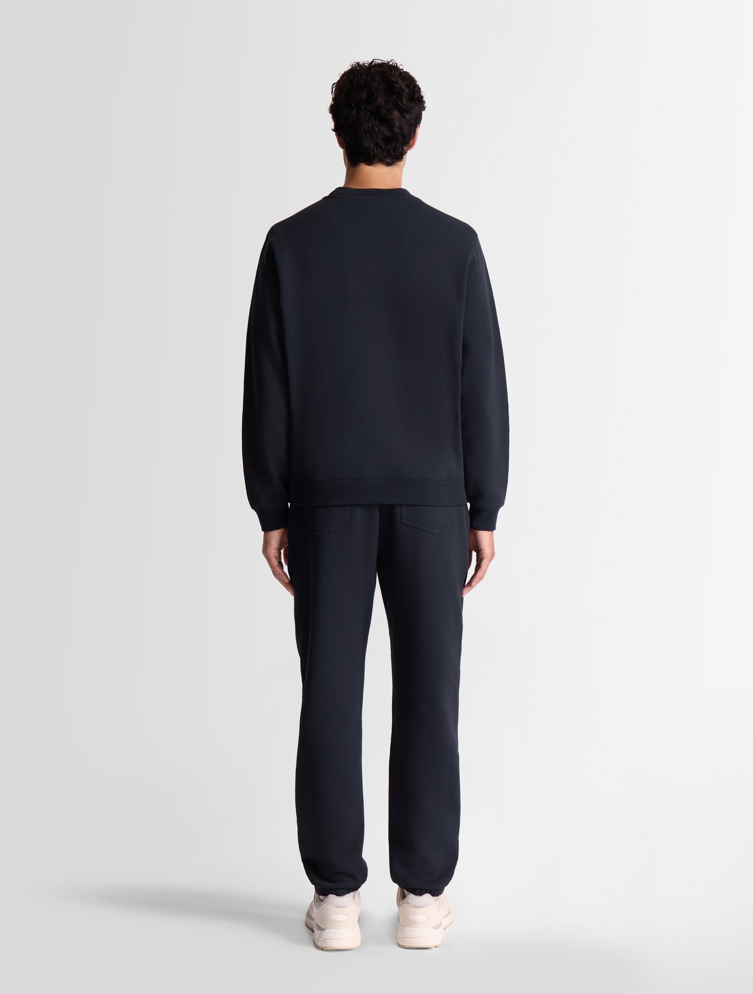 Sweatshirt paolico col rond coupe regular Bleu