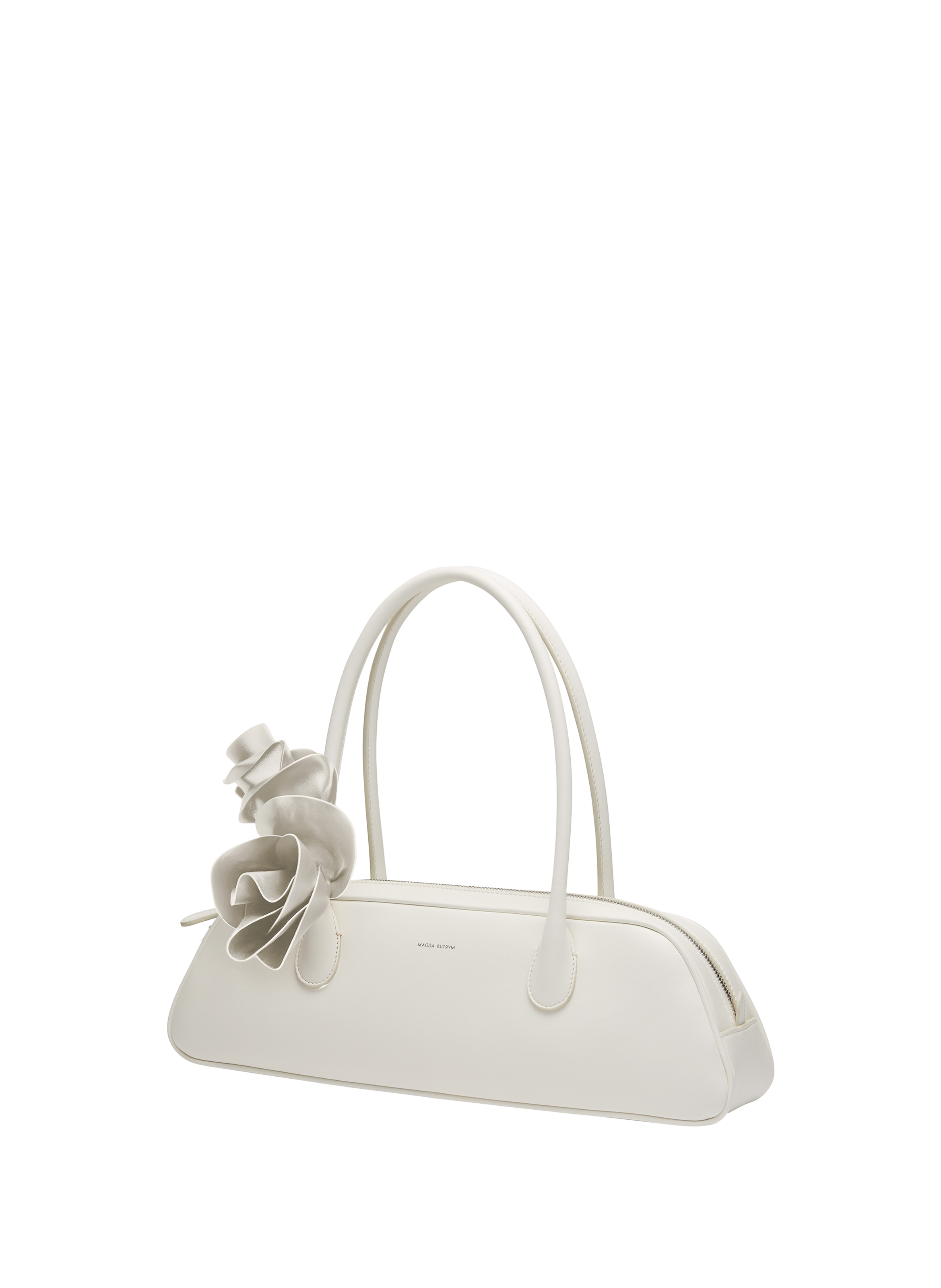 Sac porté épaule Brigitte en cuir  MAGDA BUTRYM Blanc