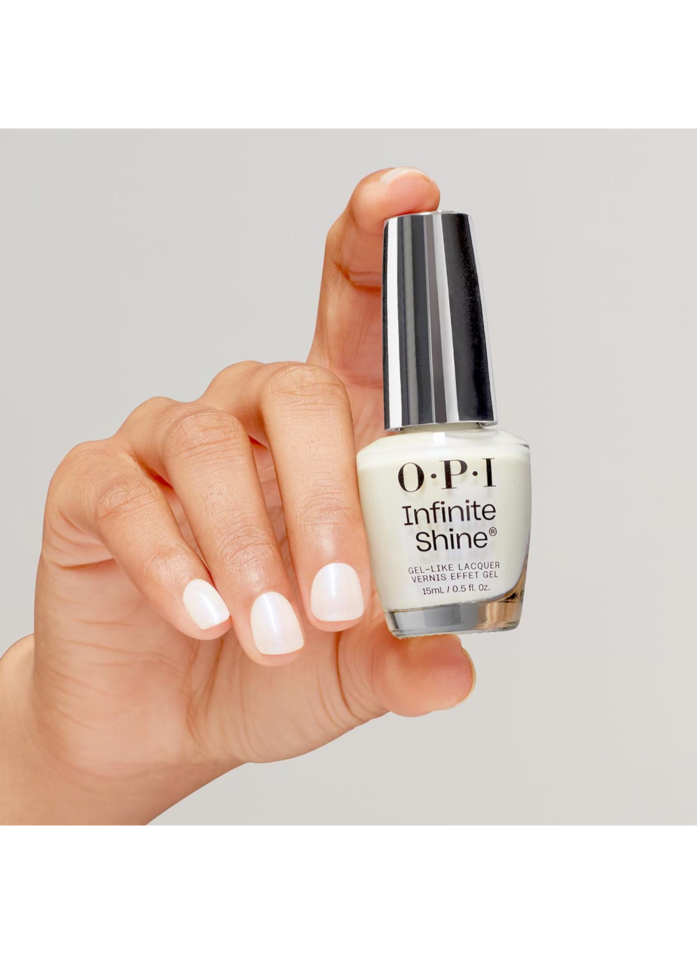 Shimmer Takes AllInfinite ShineVernis à ongles longue tenue effet gel OPI Blanc