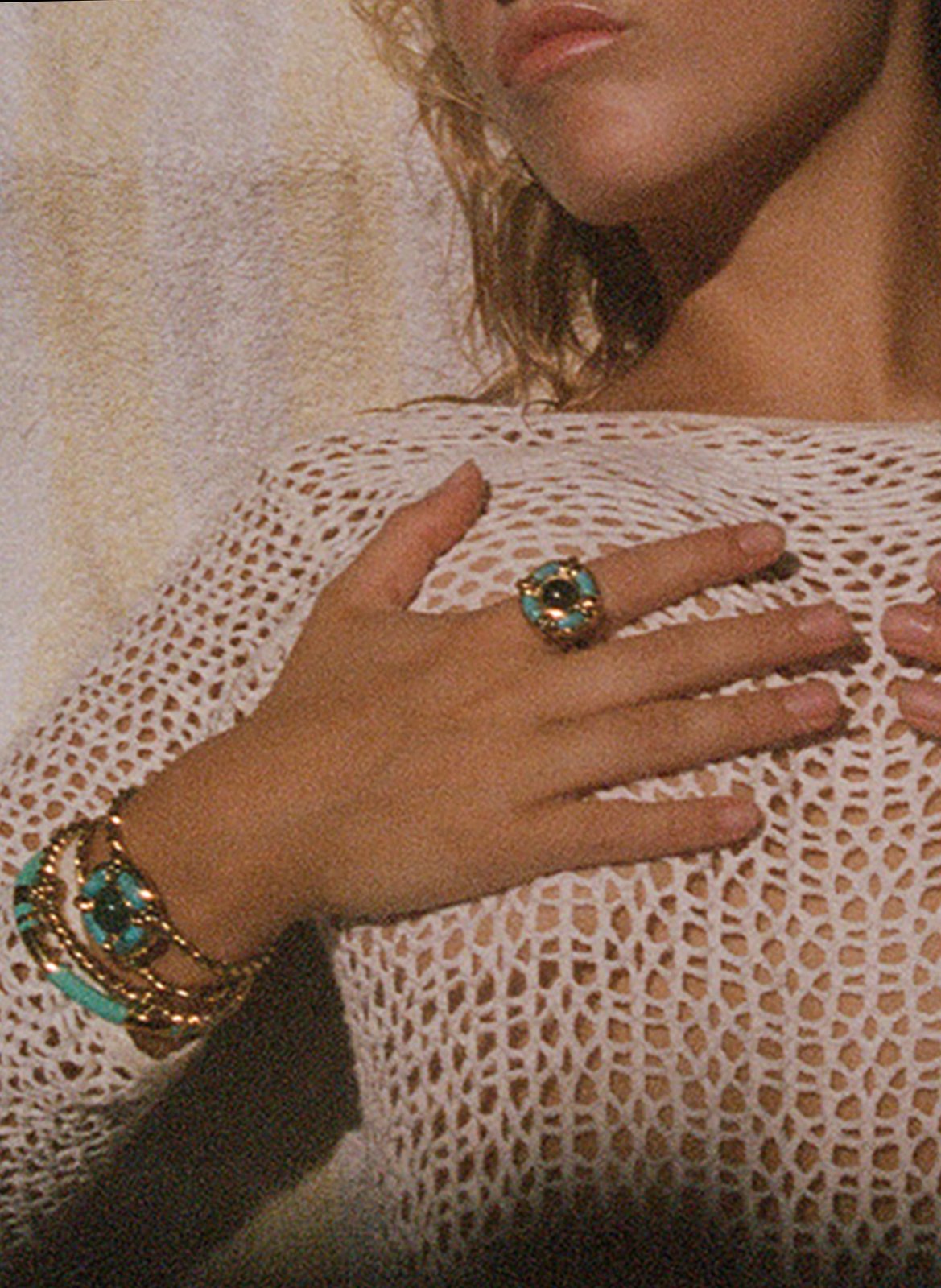 Bague Hilarios  AURELIE BIDERMANN Bleu