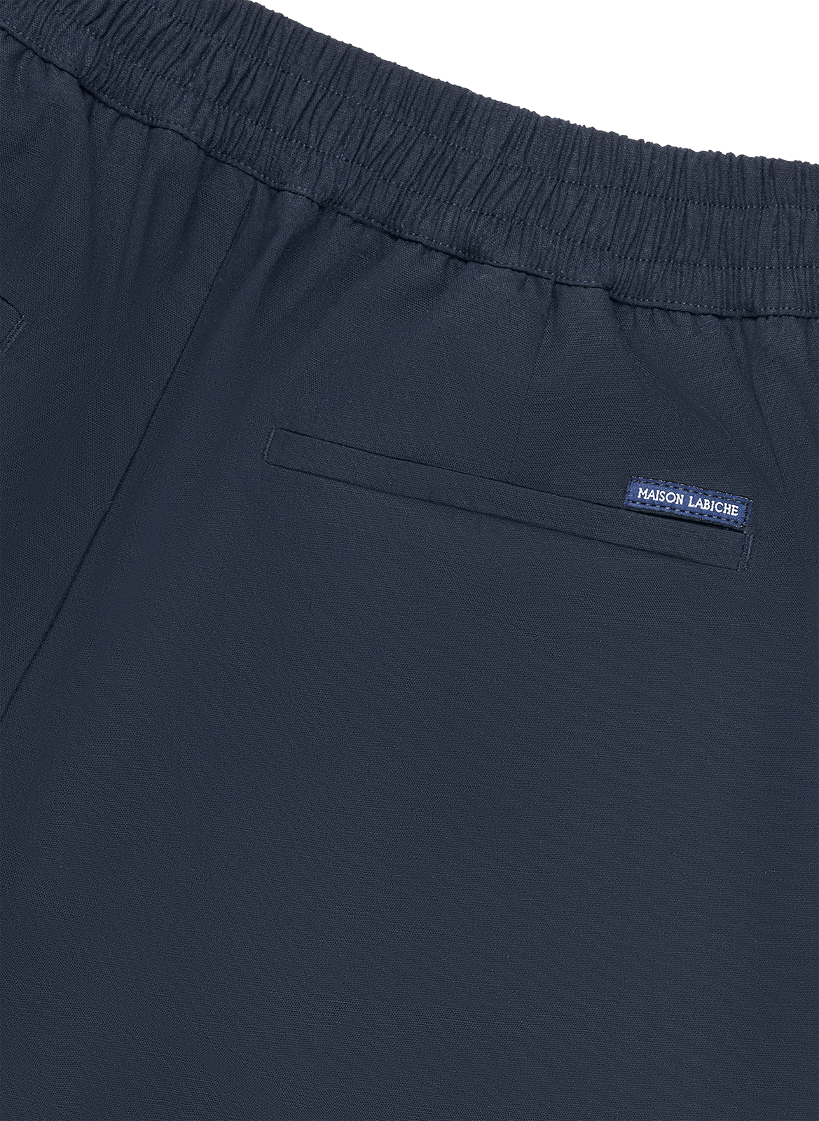 Pantalon Lebouis en coton et lin mélangé MAISON LABICHE Bleu