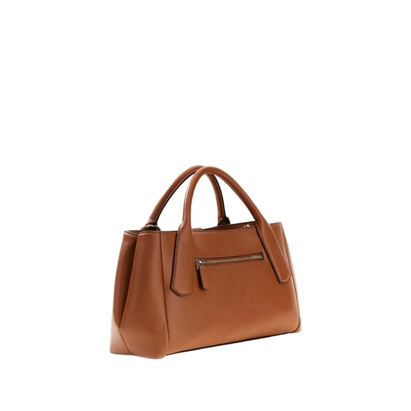 Sac à main avec charms effet cuir