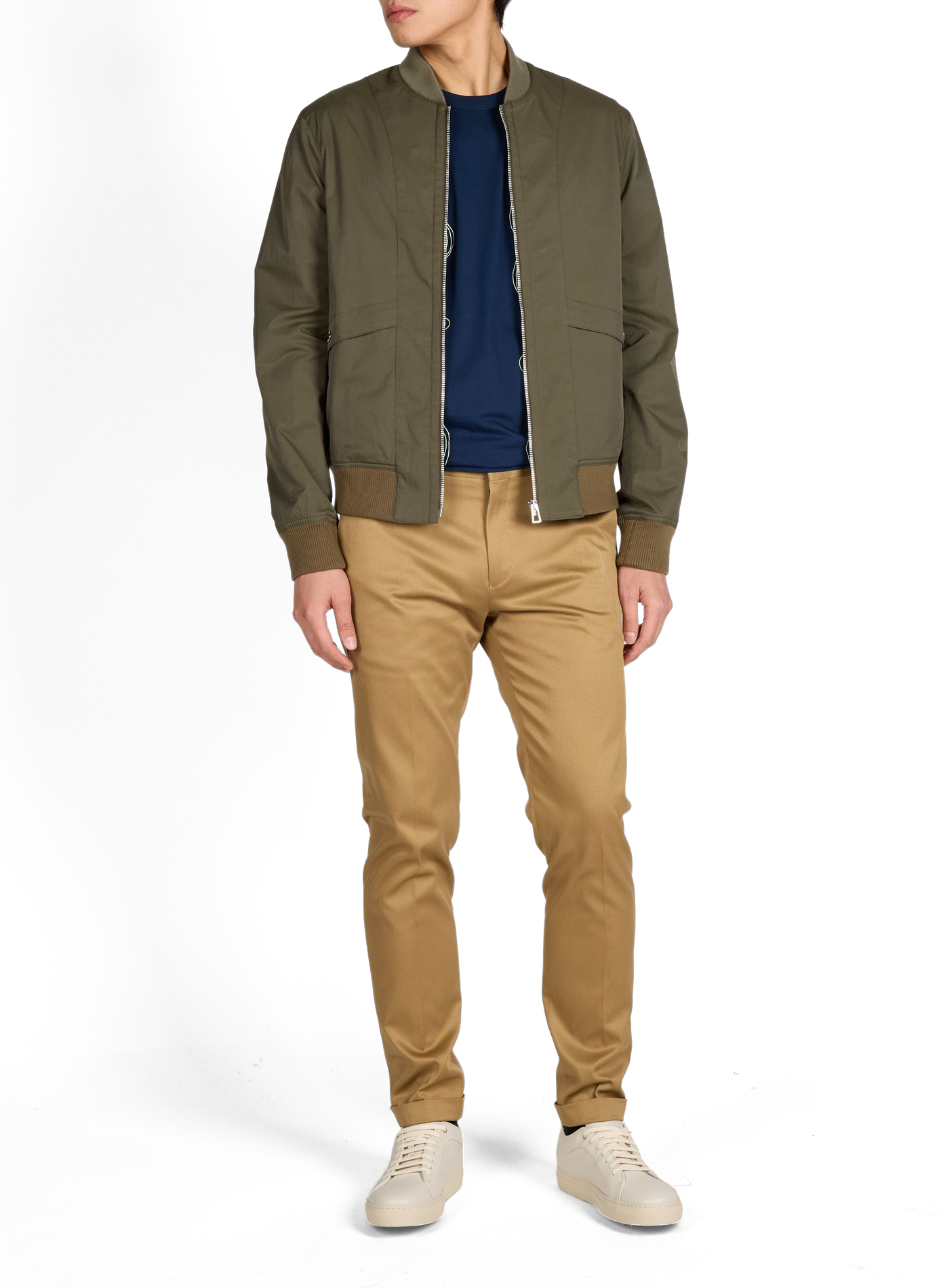 Straight bomber jacket PAUL SMITH Green