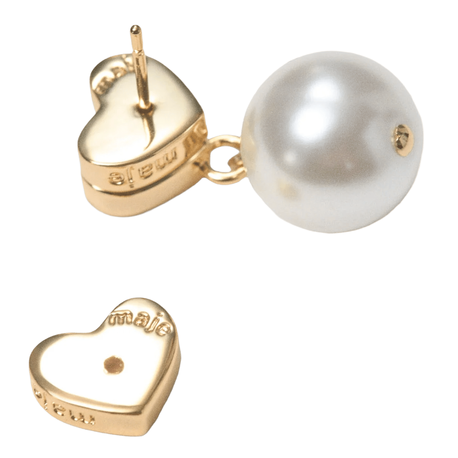 Boucles d'oreilles en laiton MAJE Doré