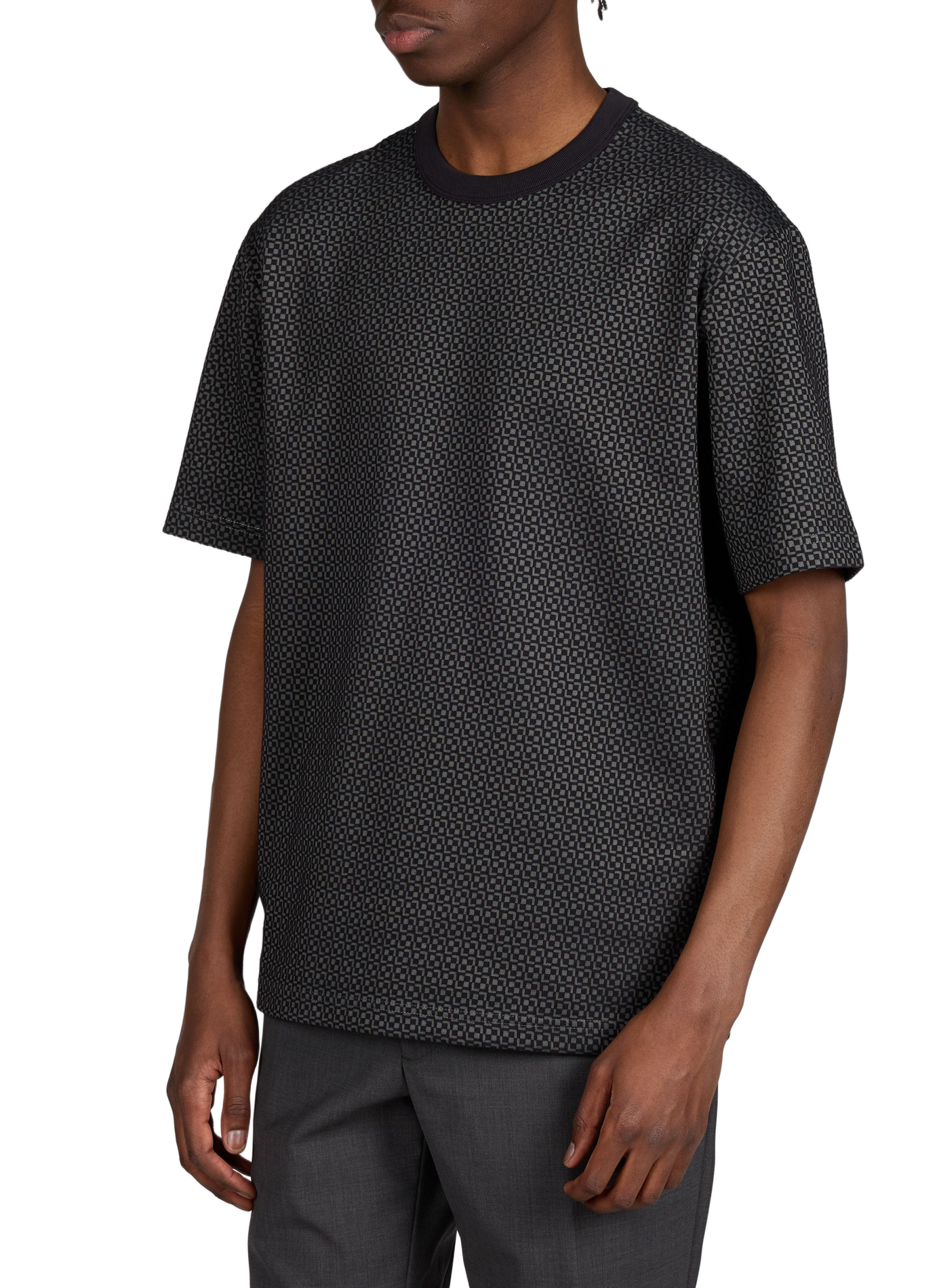 Short-sleeve straight printed T-shirt PAUL SMITH Black