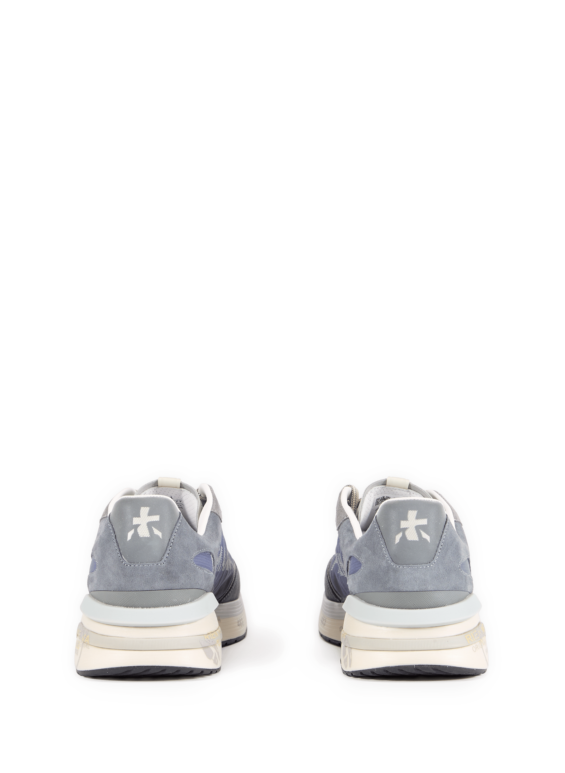 Baskets bi-matière Meorun PREMIATA Bleu