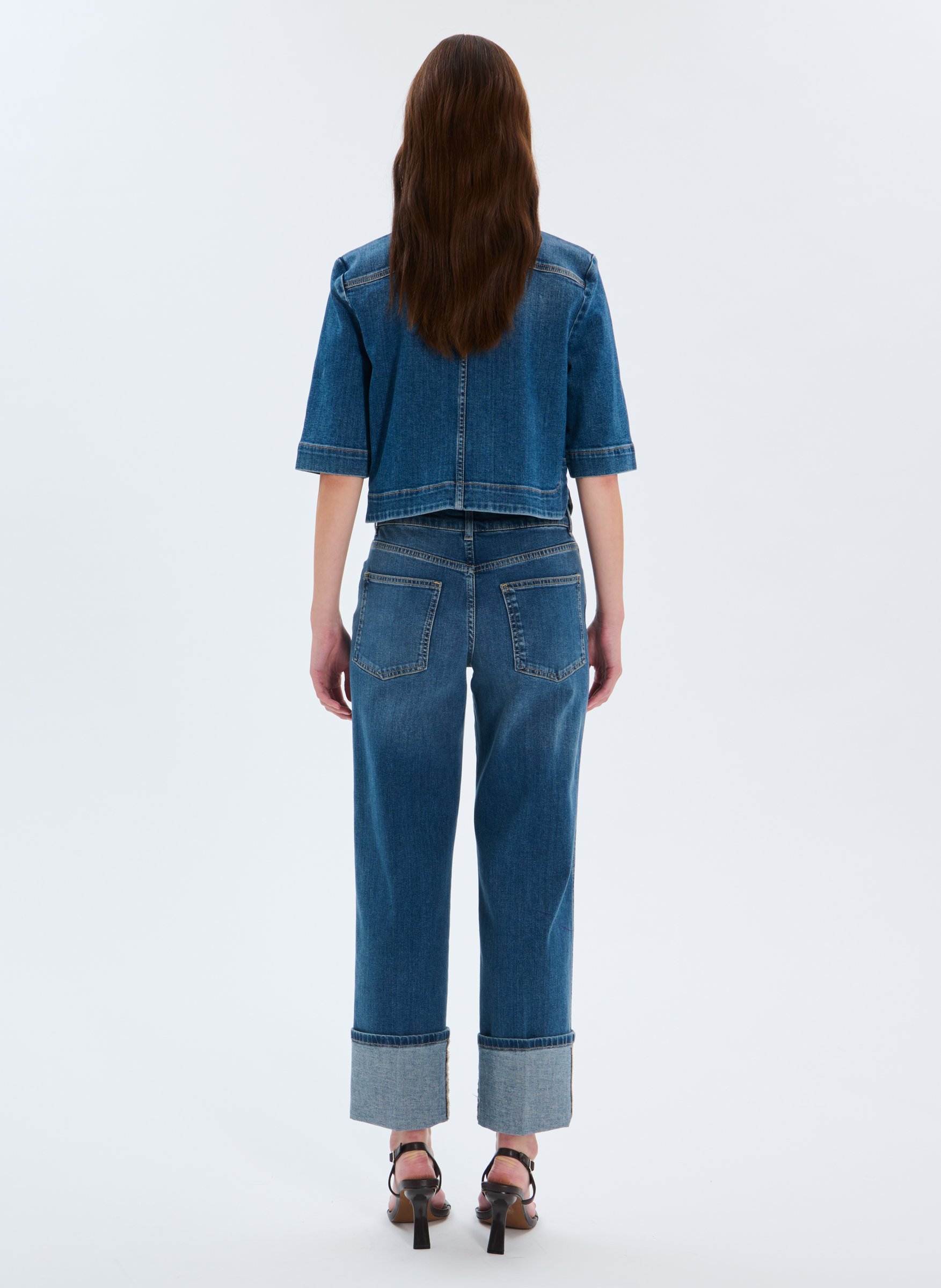 Jeans  popus ZAPA Bleu