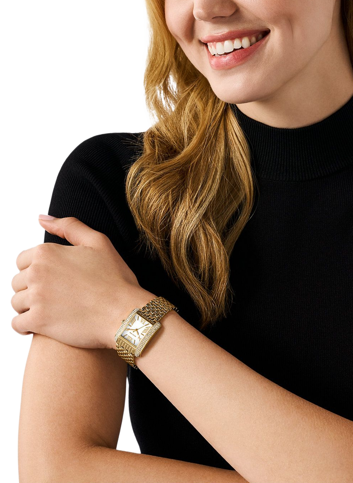 Montre quartz Emery en acier inoxydable MICHAEL KORS MONTRES Blanc