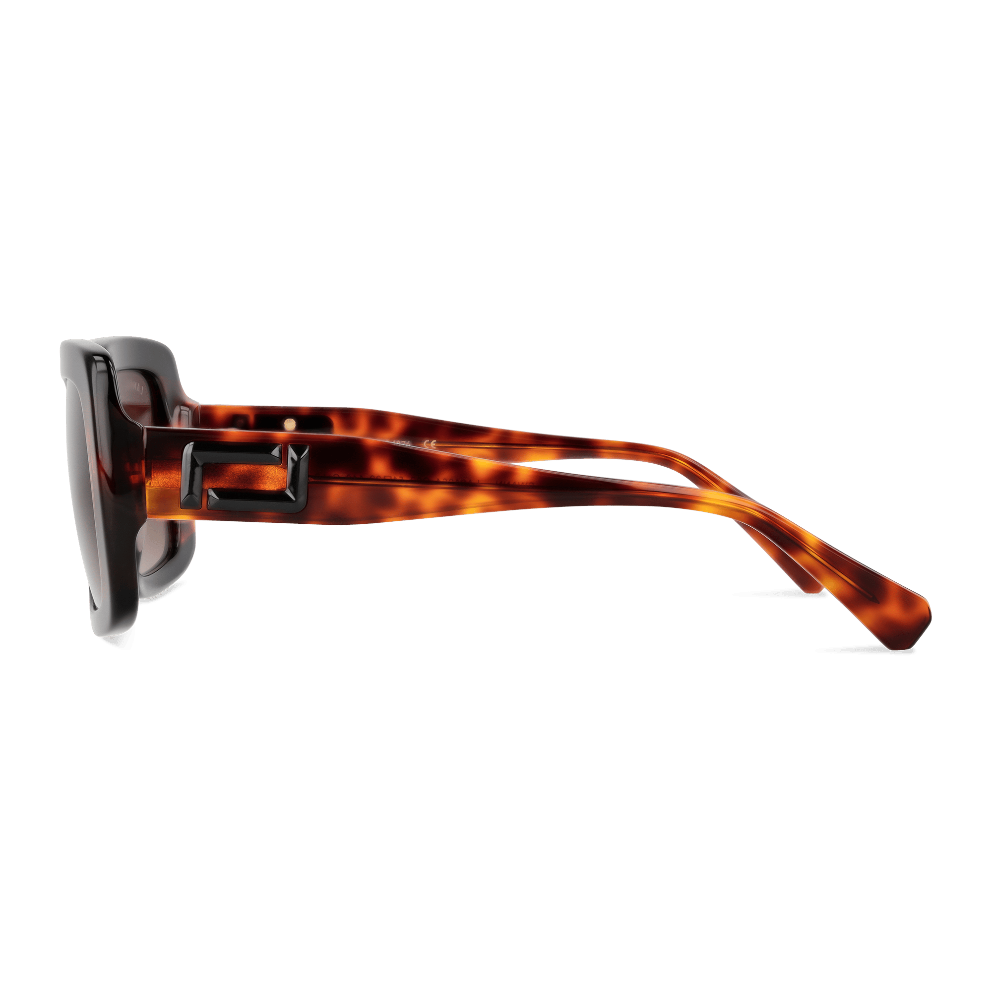 Lunettes de soleil swann de lancel en acétate LANCEL Marron
