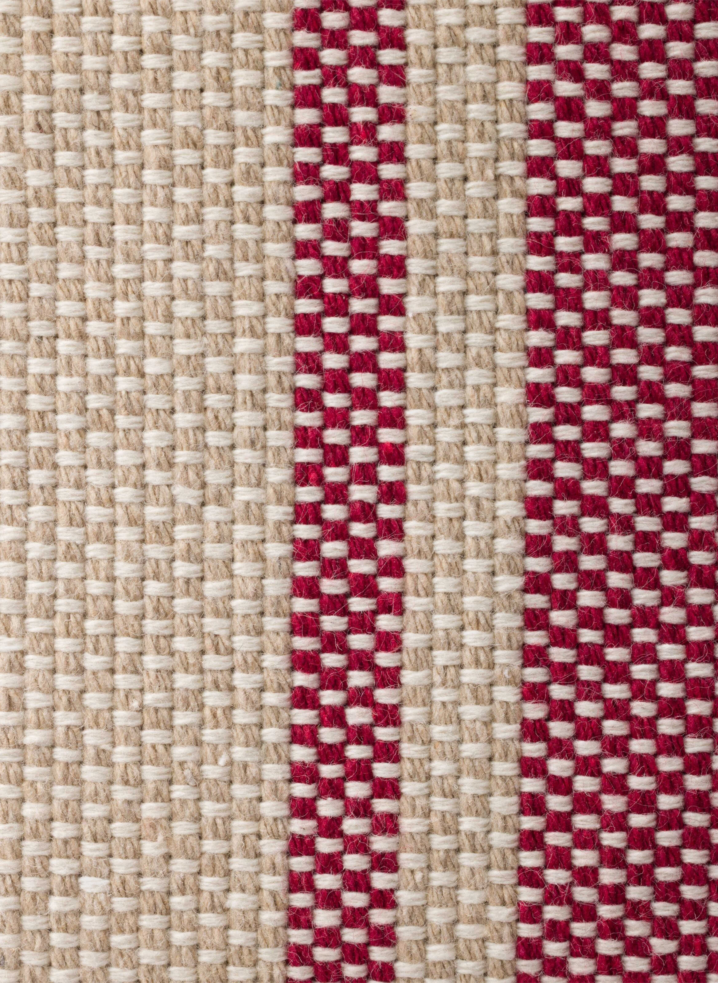 Grand cabas en toile et cuir PRADA Beige