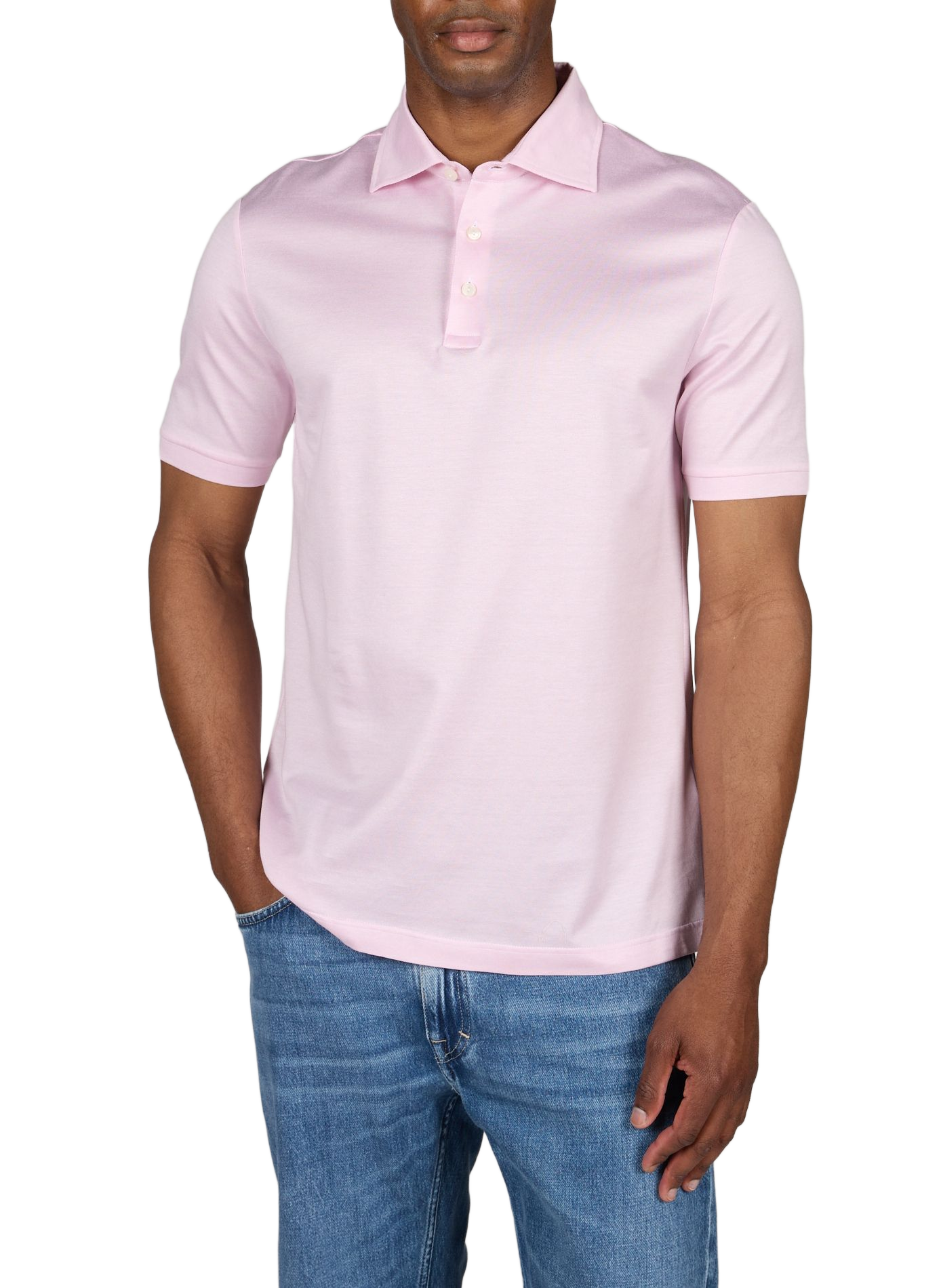 Polo manches courtes en coton ETON Rose