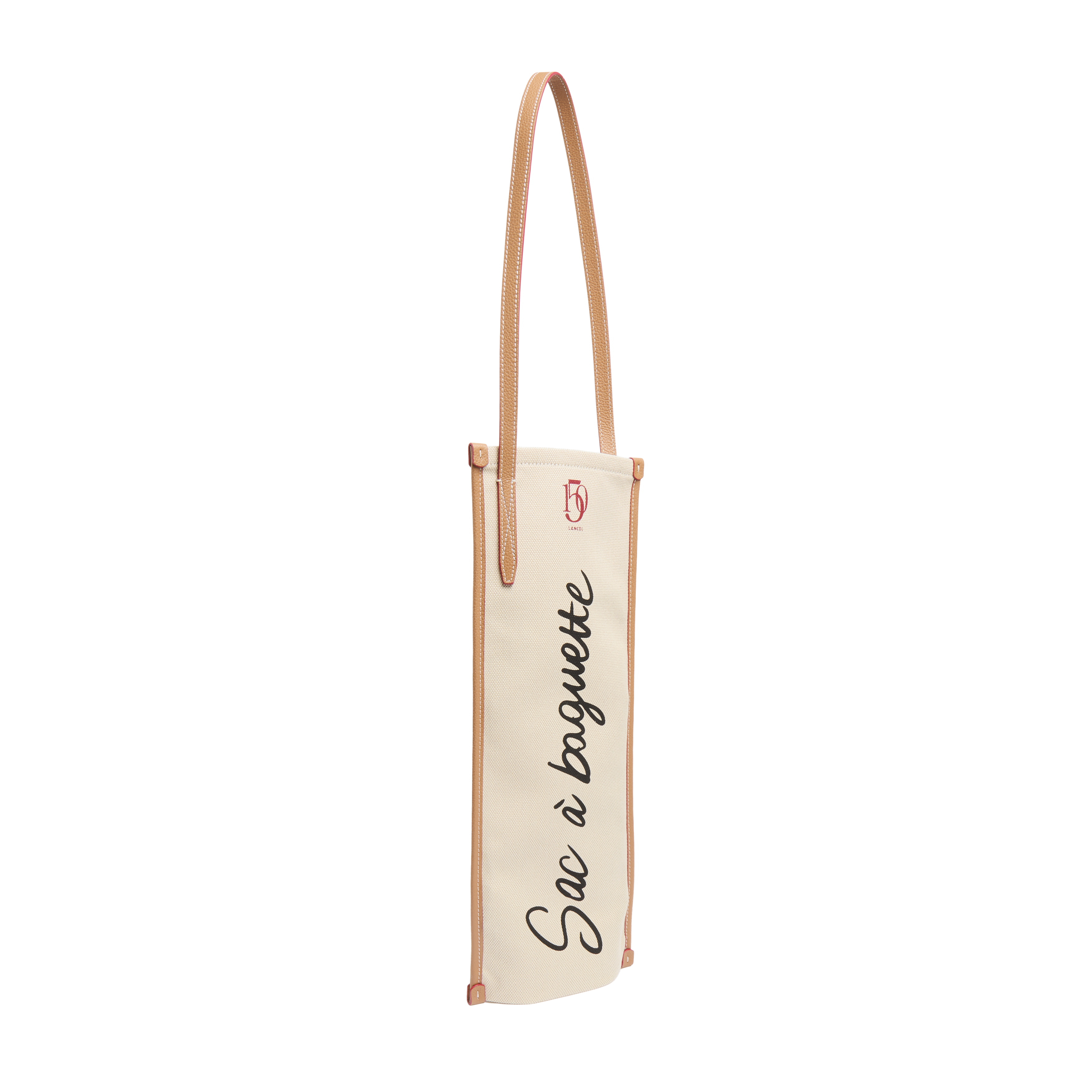 Shopper bag capsule 150 jaar in canvas en rundleer LANCEL Veelkleurig