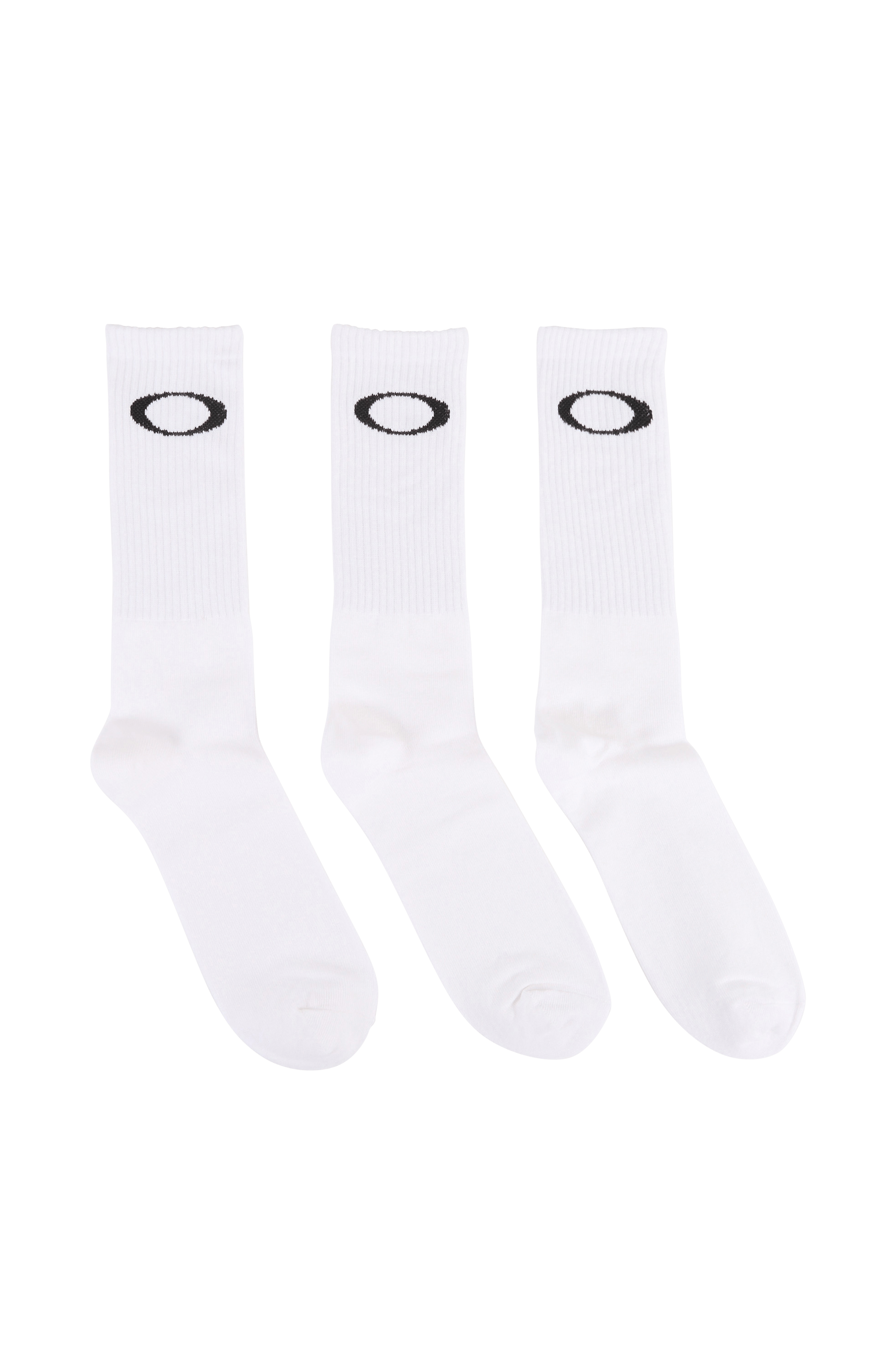 Lot de 3 paires de chaussettes ellipse crew sock OAKLEY Blanc