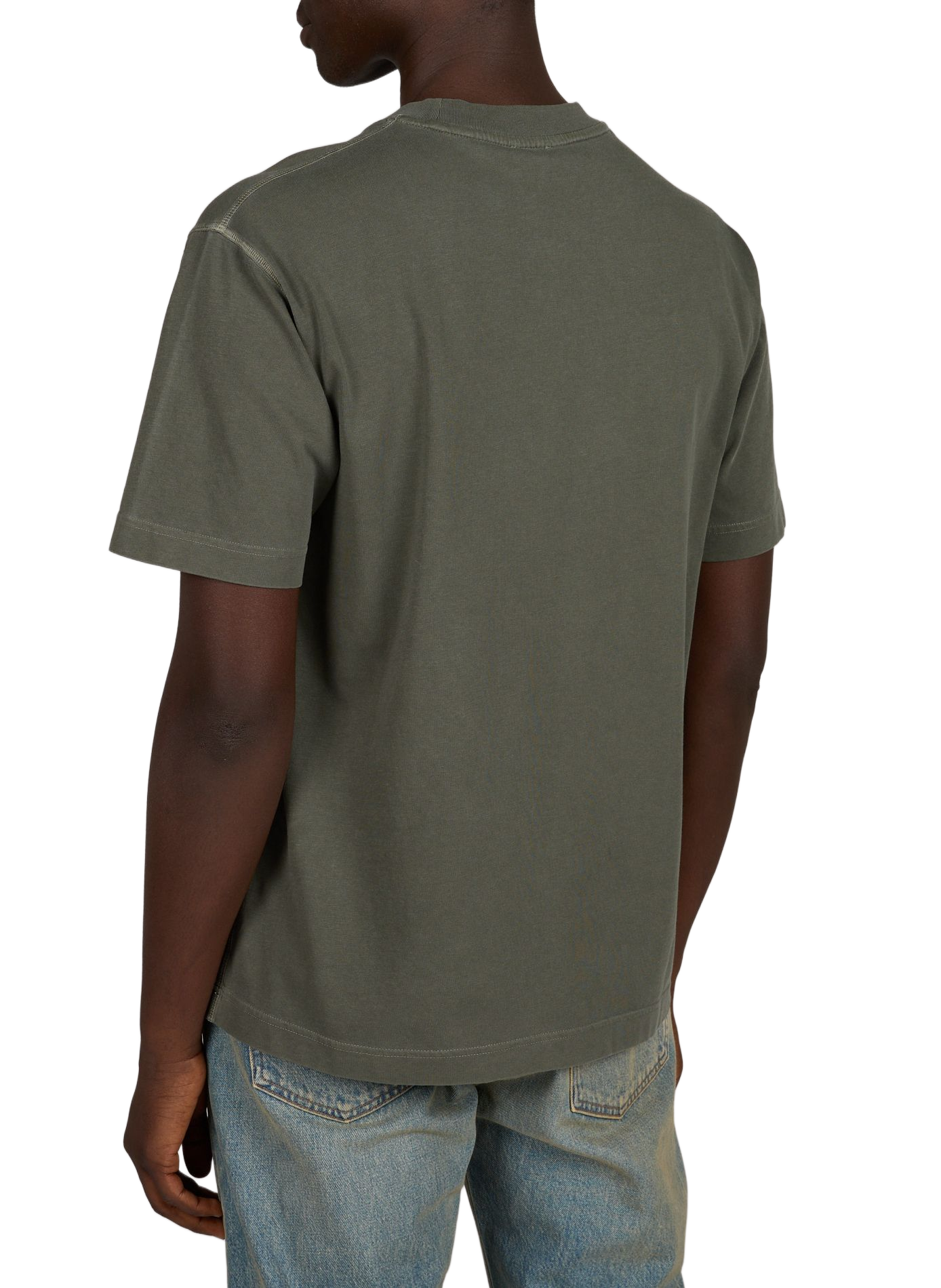 Tee-shirt col rond CLOSED Kaki