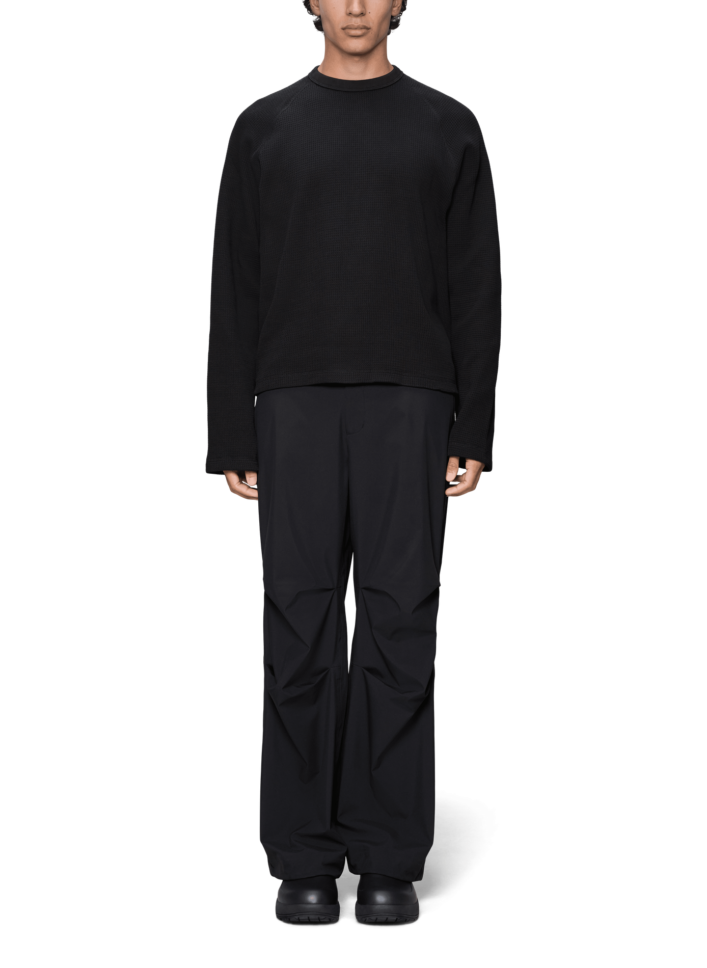 Pull en coton RAINS Noir