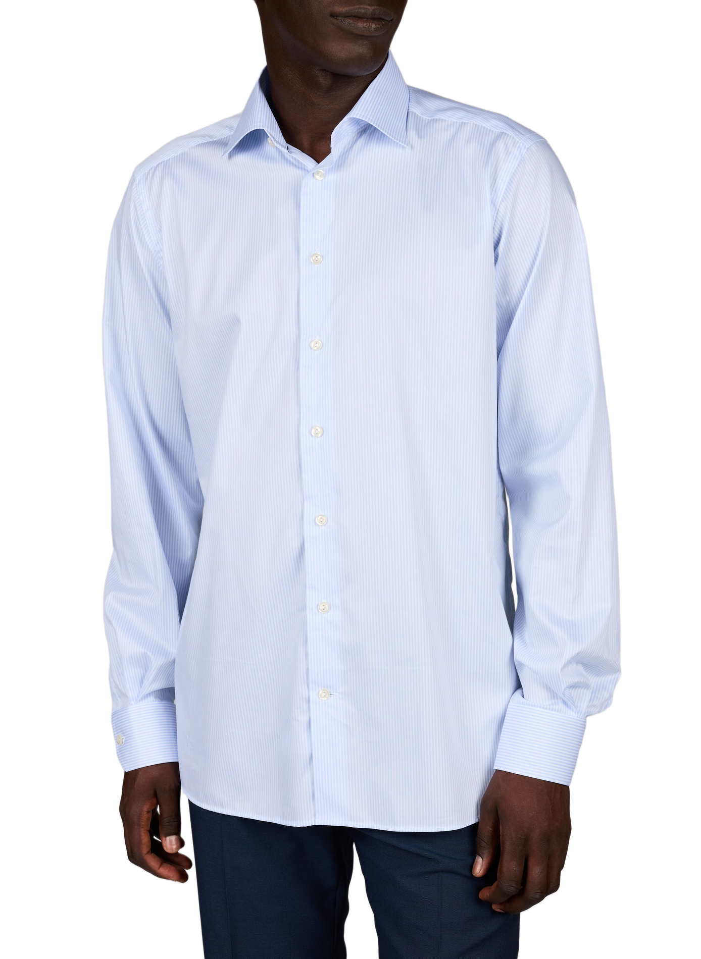 Chemise à rayures ETON Bleu