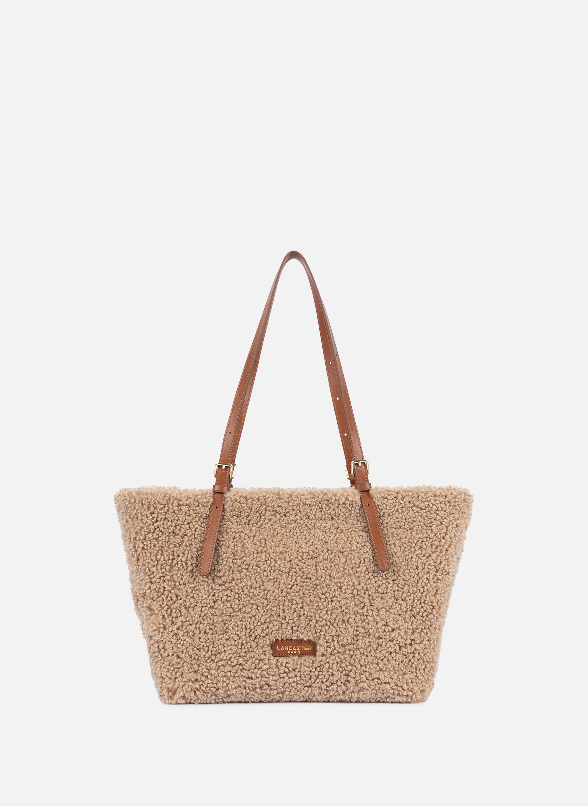 Schoudertas - faux fur LANCASTER Bruin