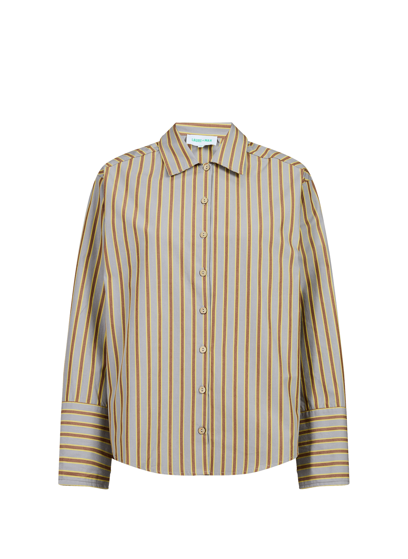 Chemise rayée en coton LAURE+MAX Multicolore