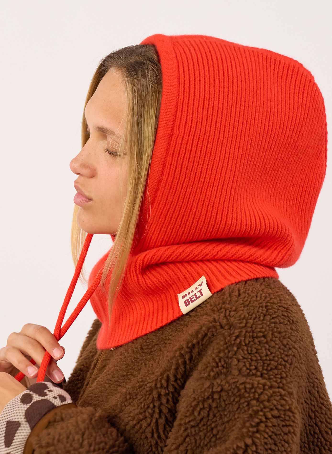 Cagoule en laine BILLYBELT Orange