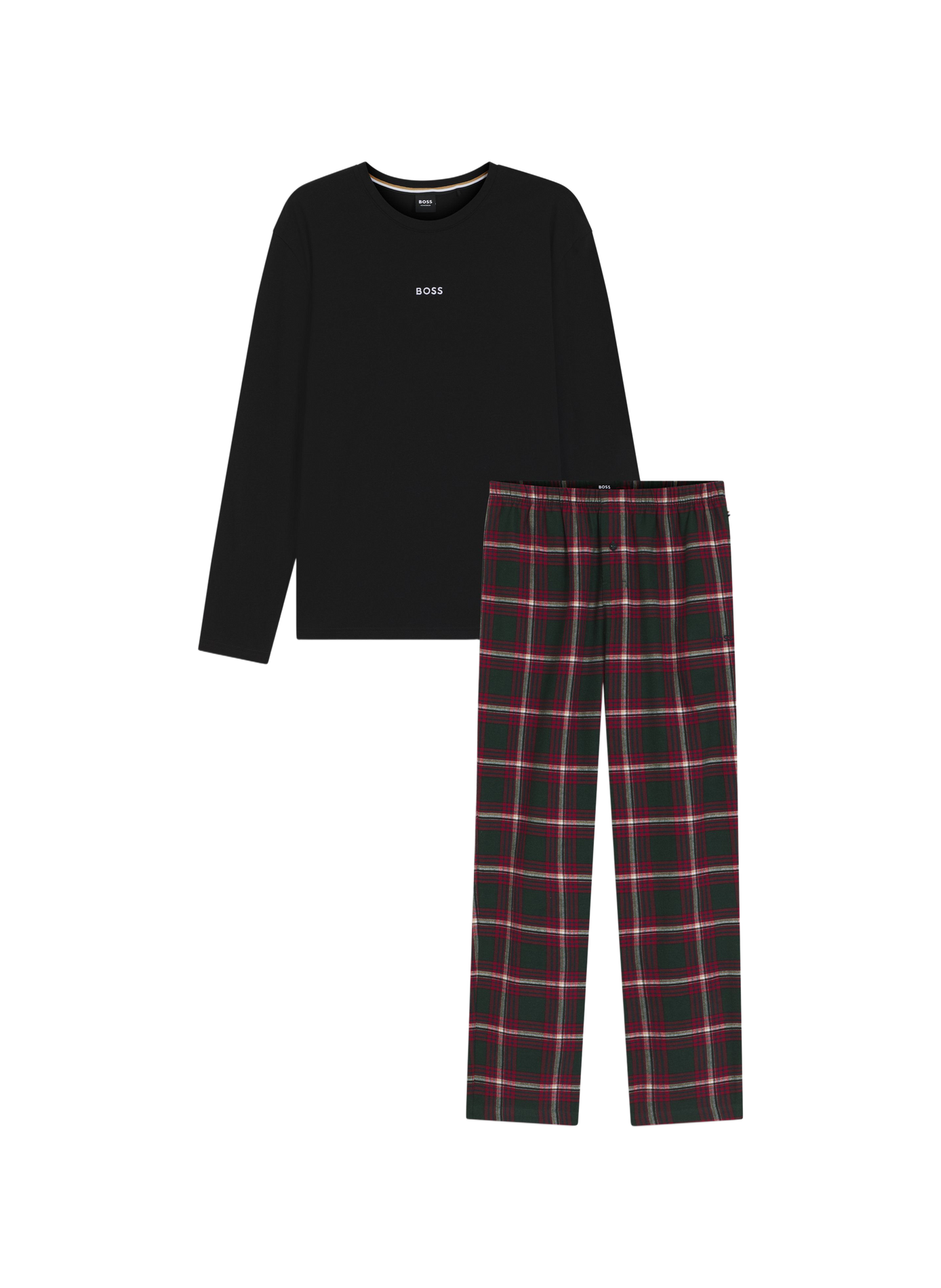 Ensemble de pyjama long BOSS Rouge