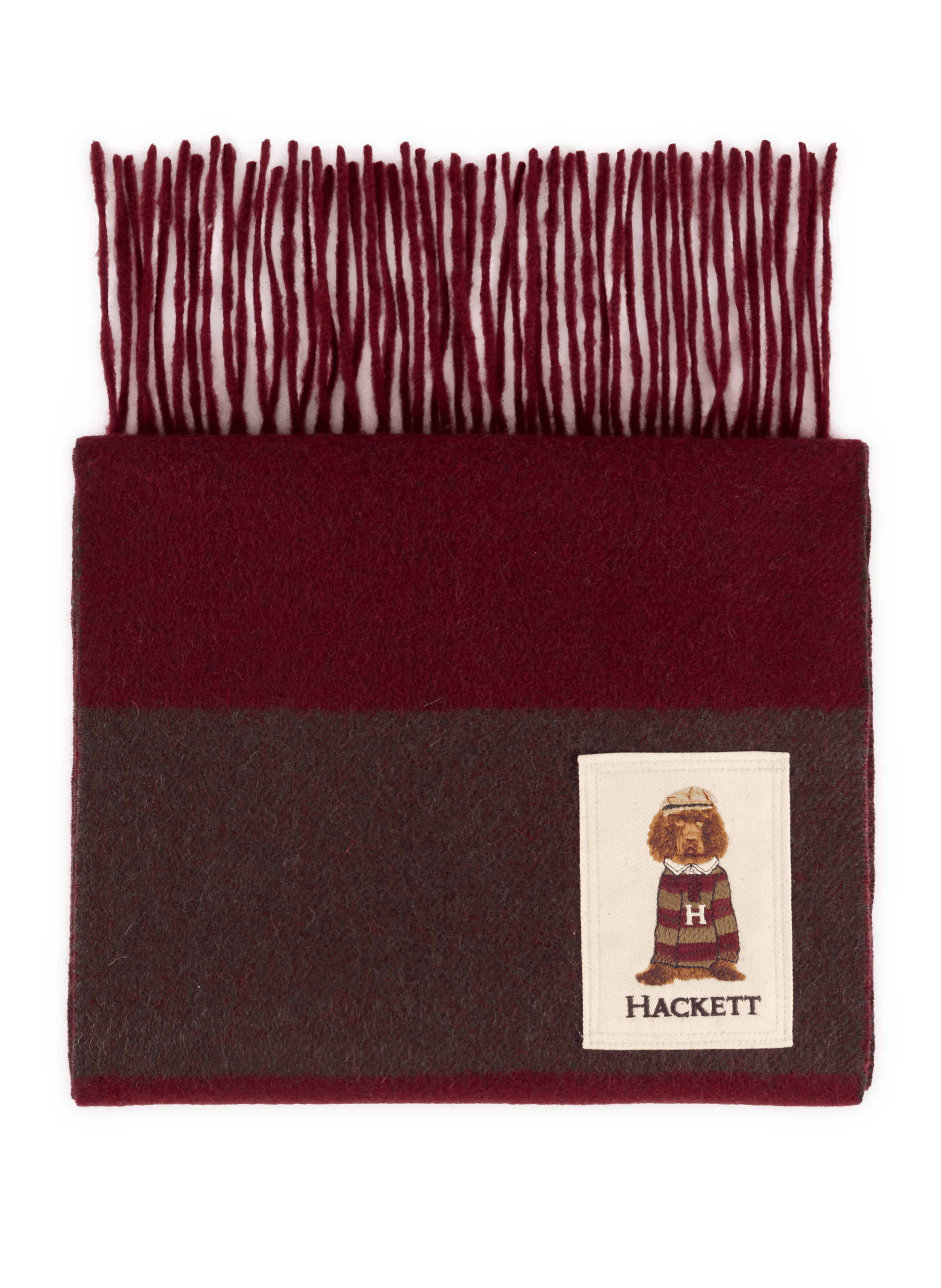 Harry Schal aus Wolle und Kaschmir HACKETT Grun