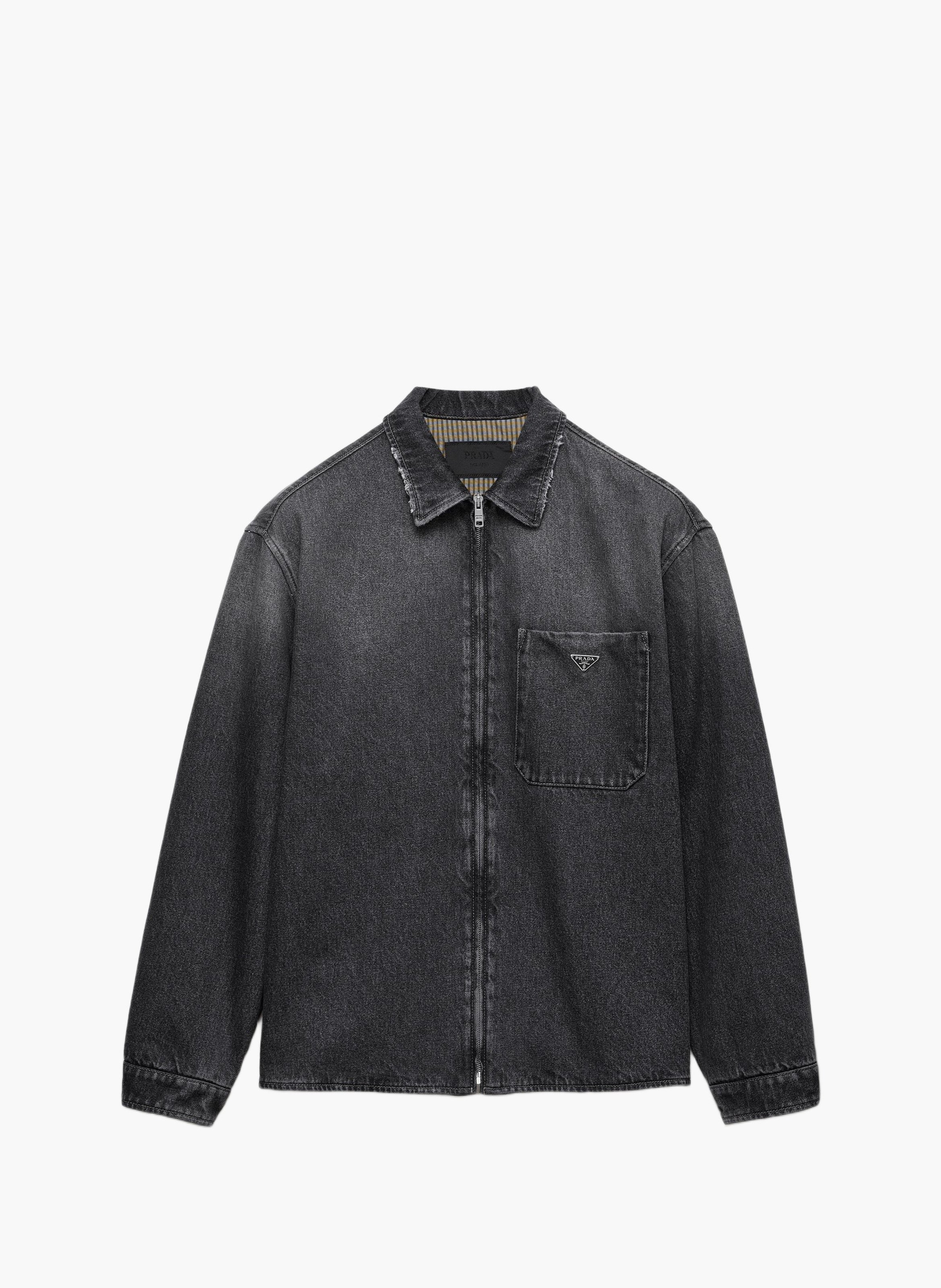 Chemise en denim noire PRADA Noir