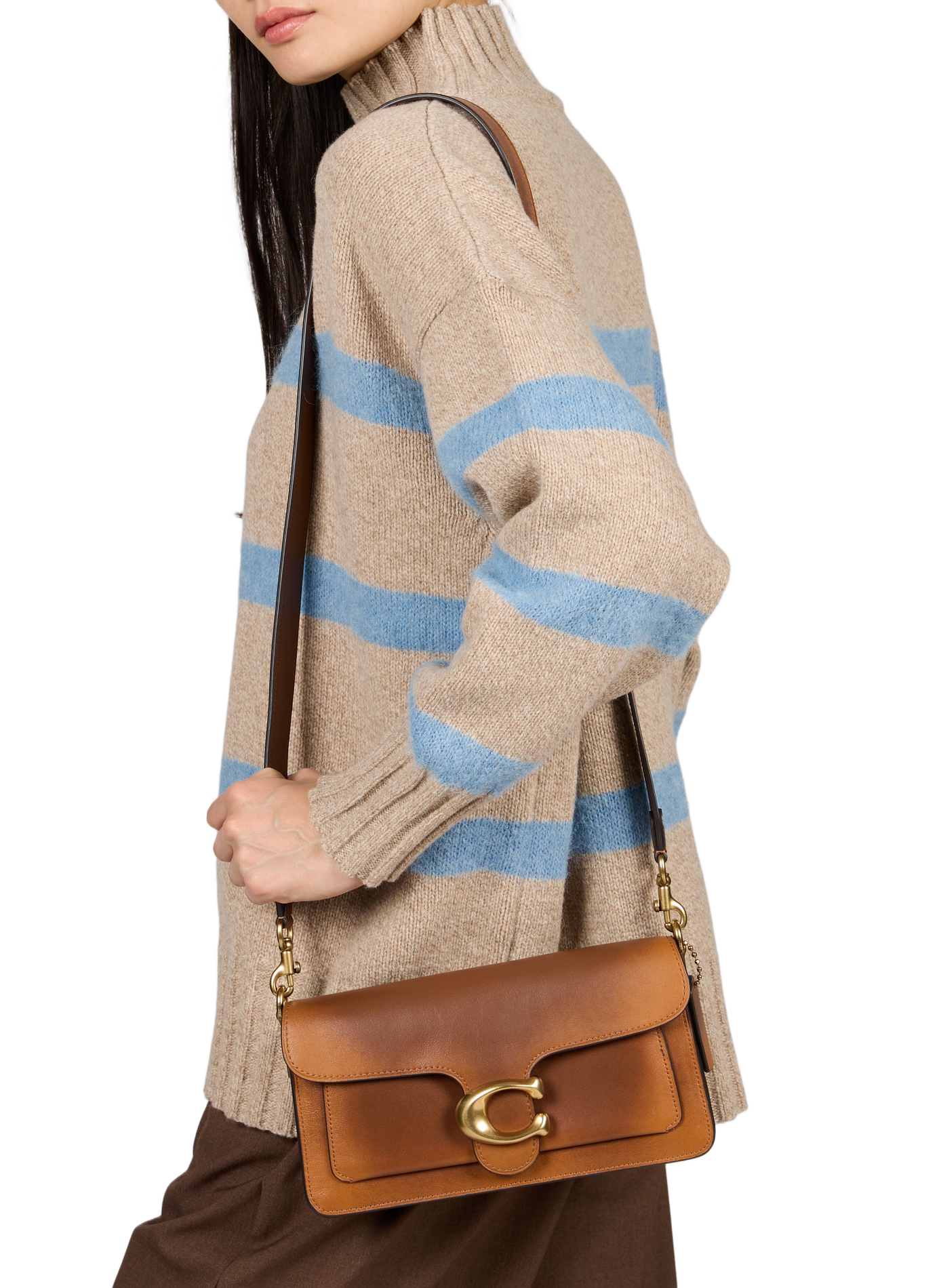 Tabby 26 leather shoulder bag COACH Brown