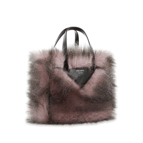 Cabas en fausse fourrure