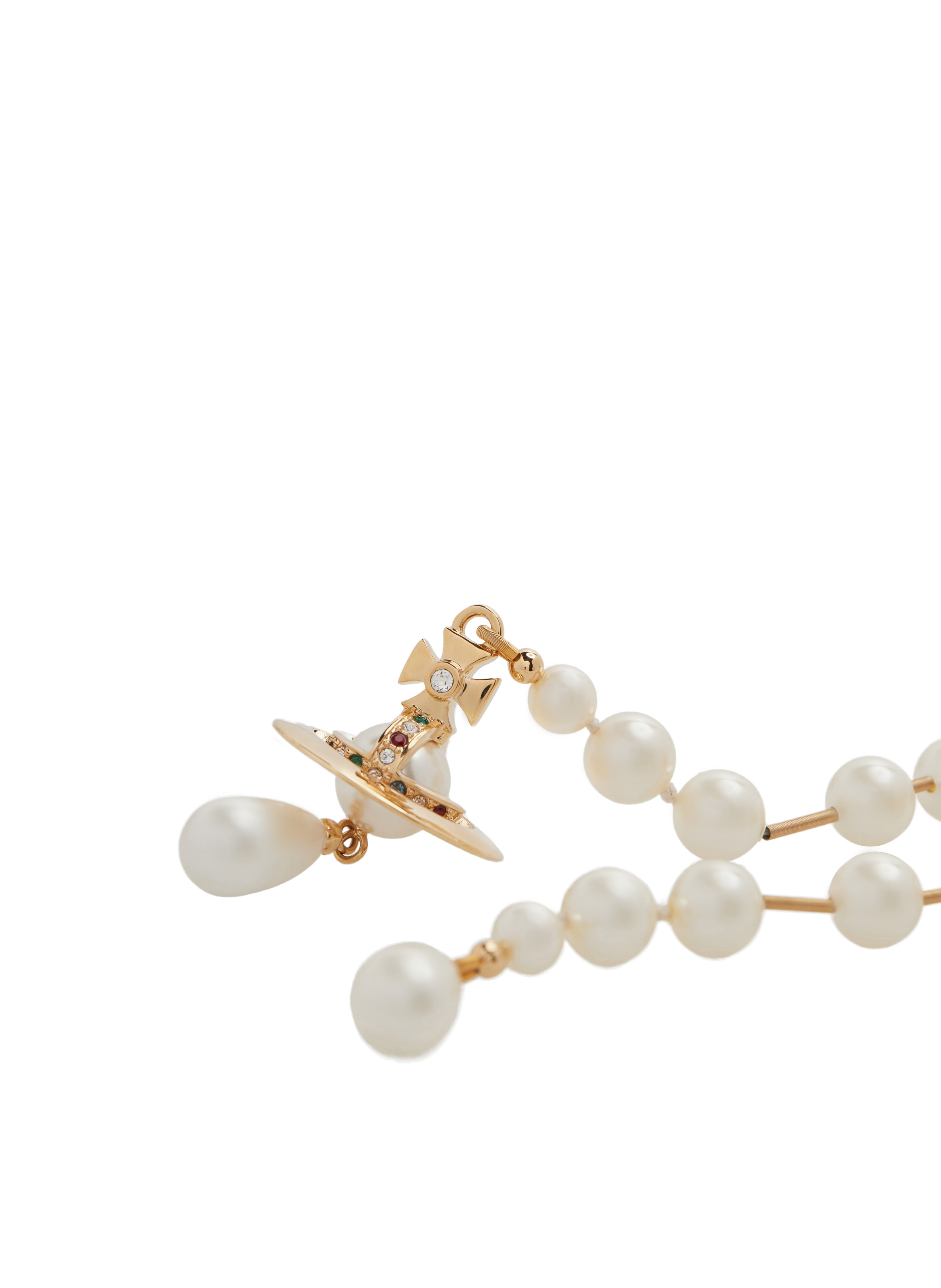 Boucles d'oreilles pendantes  VIVIENNE WESTWOOD Doré