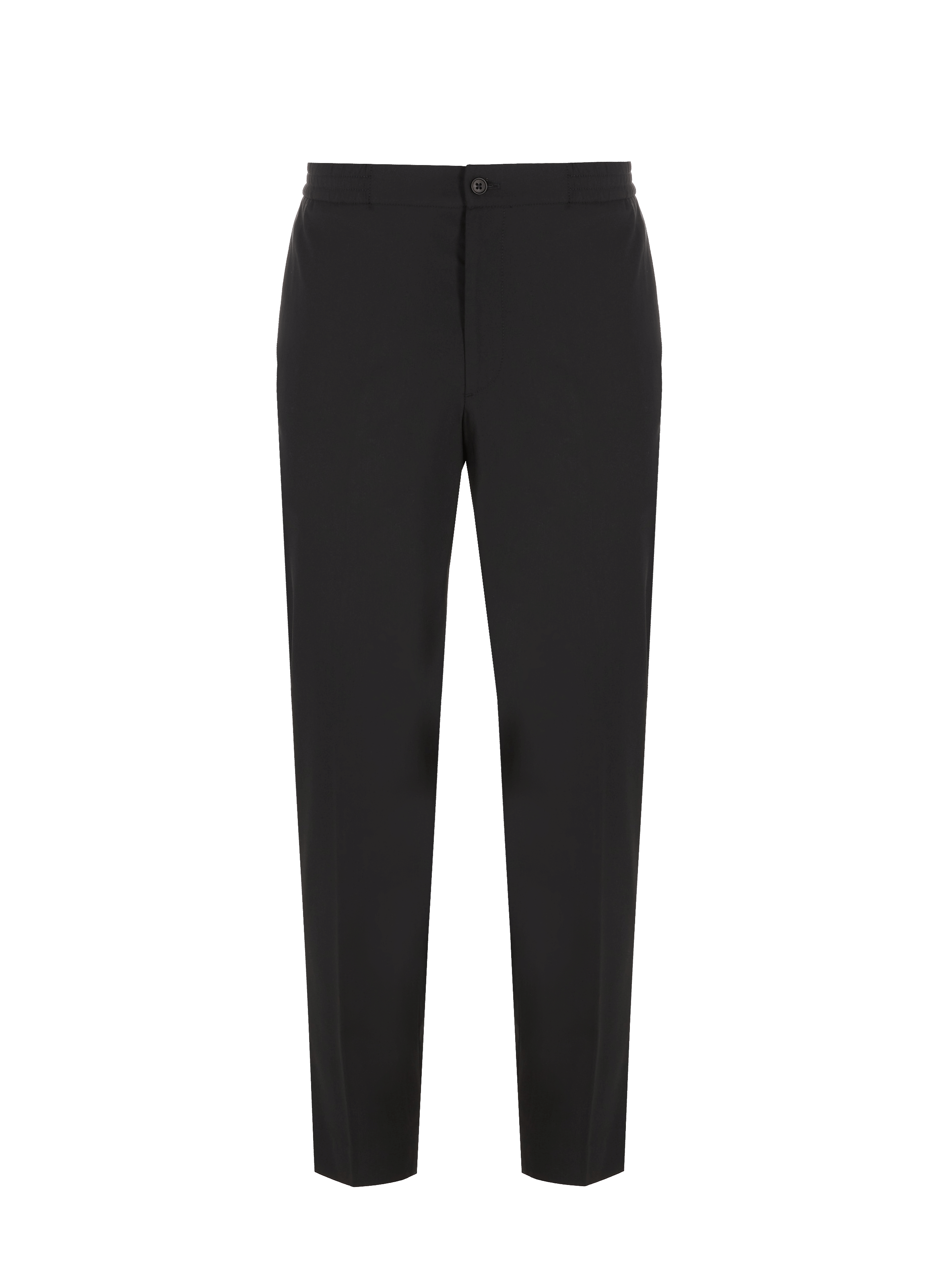SAISON 1865 Wool-blend cigarette trousers Black