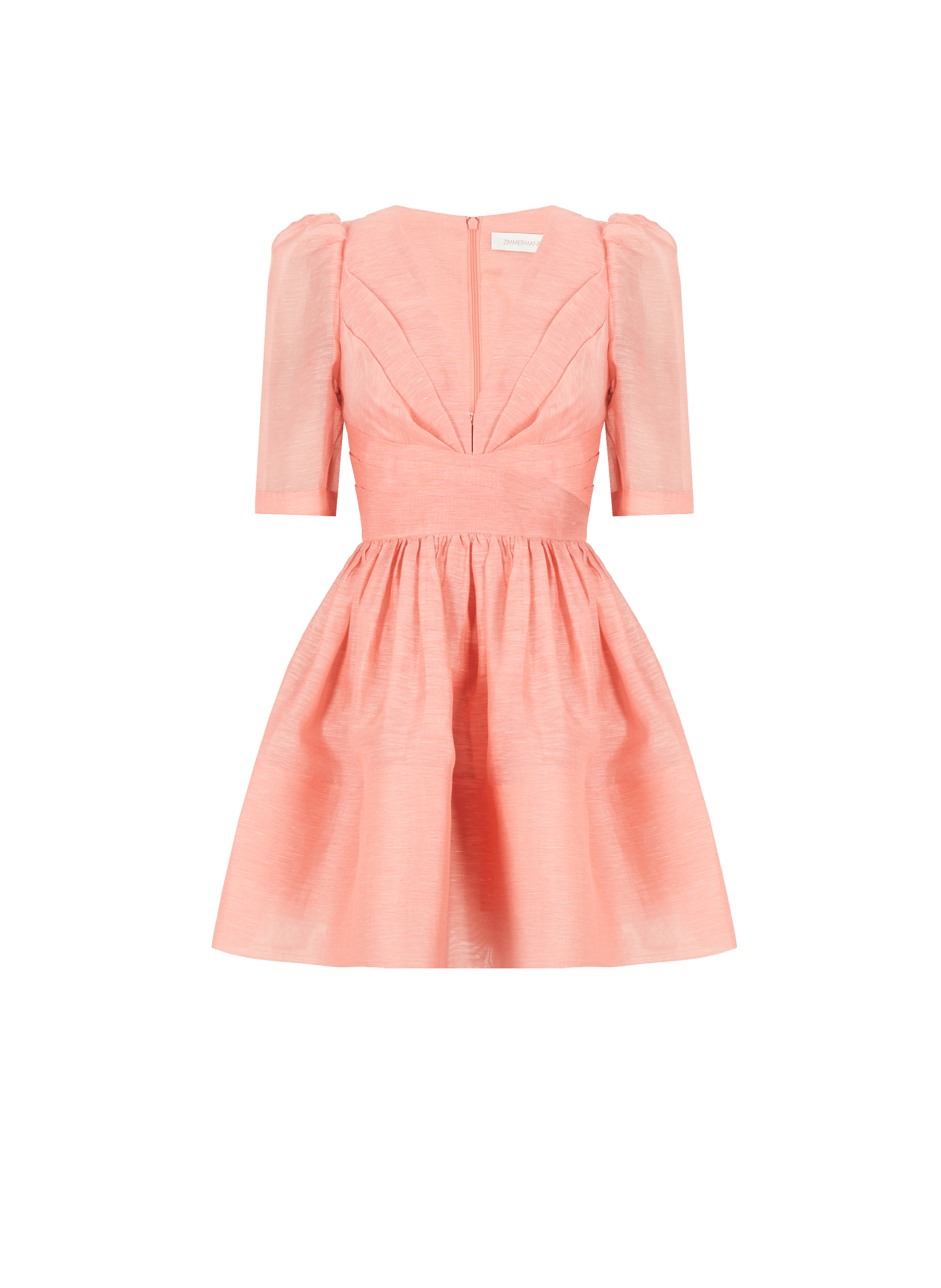 Robe Wonderland en lin et soie