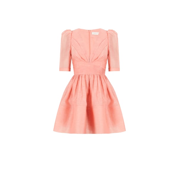 Robe Wonderland en lin et soie