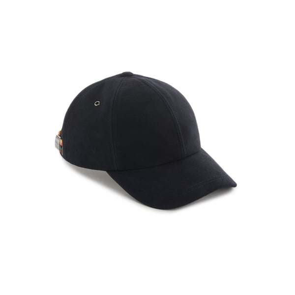 Casquette en cuir suédé