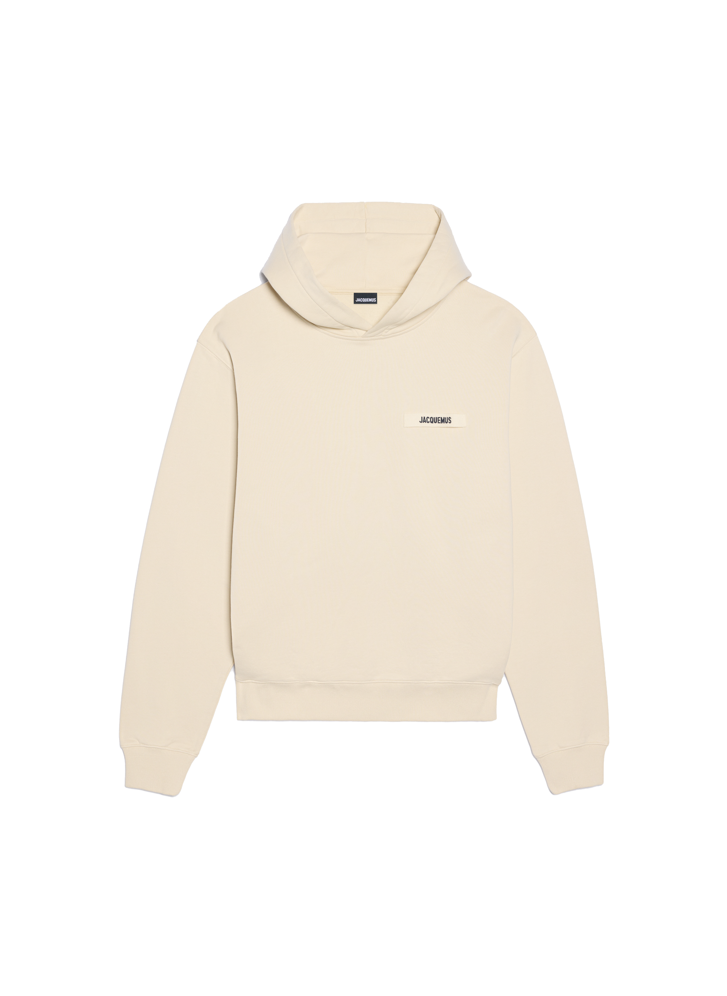 Grosgrain logo hoodie JACQUEMUS Beige