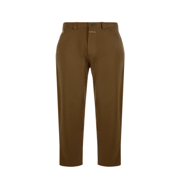 Closed Slim-fit Cotton Trousers In Brown