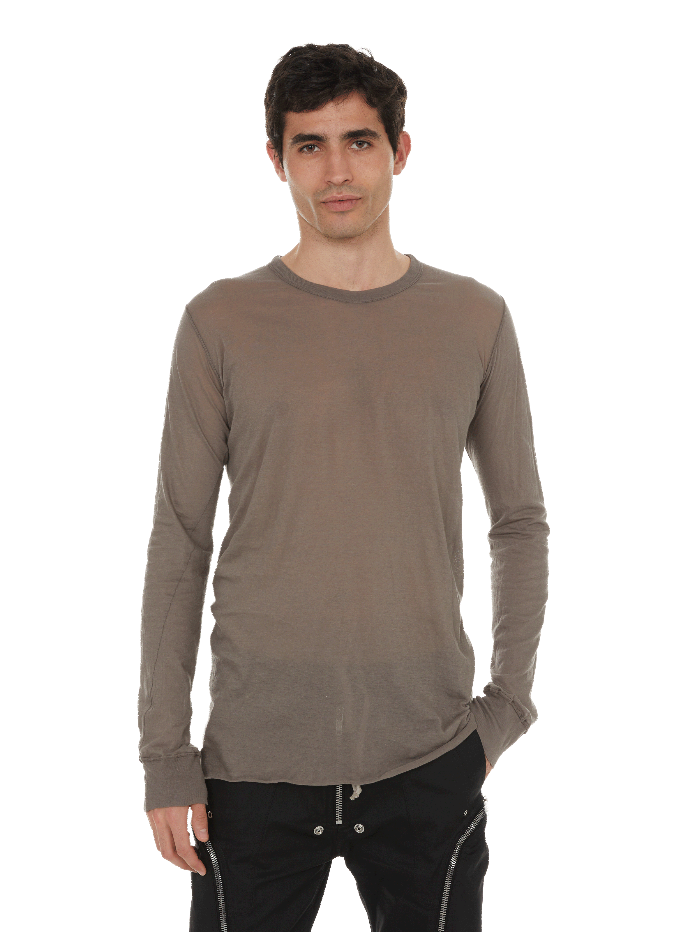 Slim-fit T-shirt RICK OWENS Beige