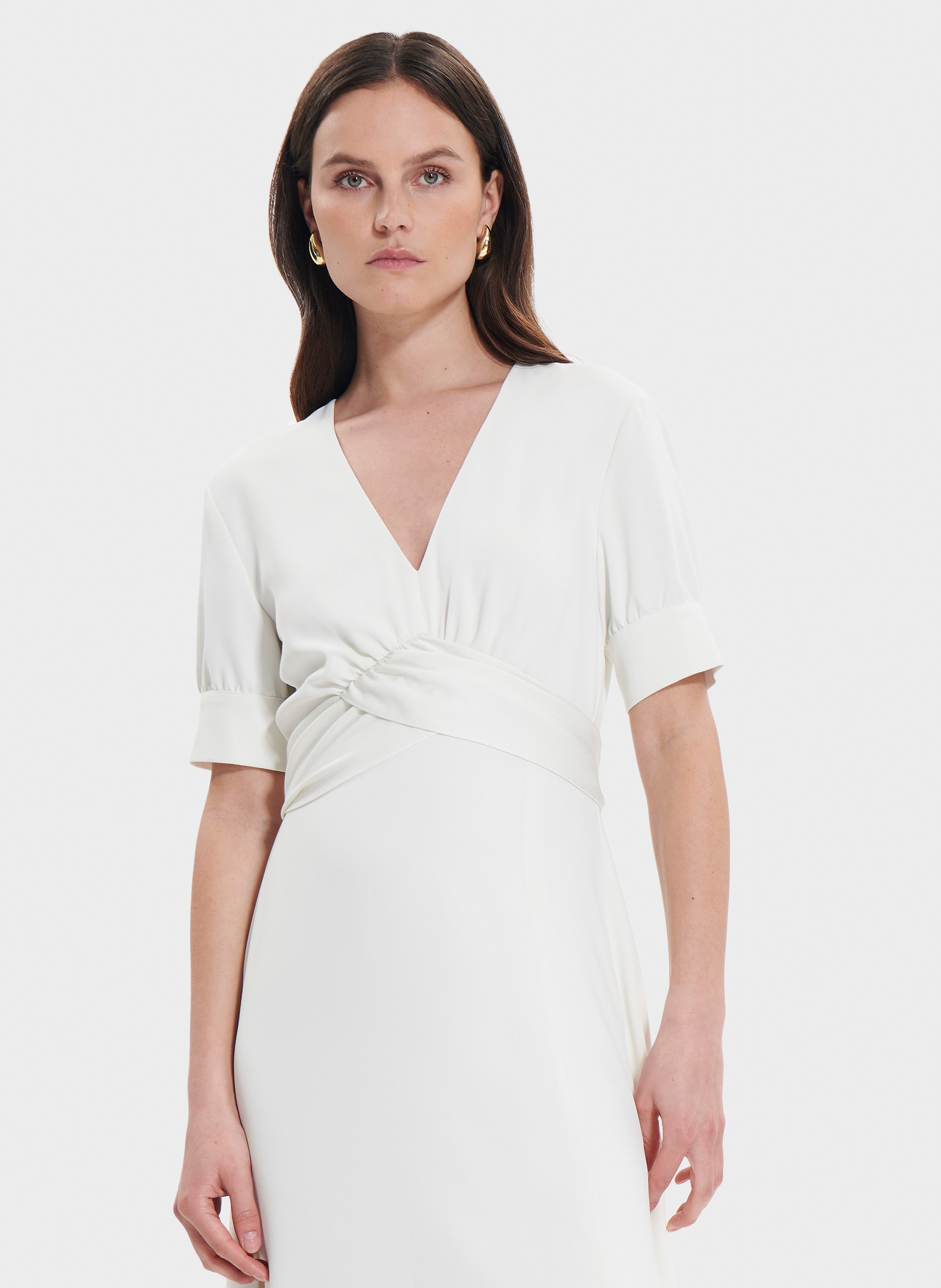 Robe  roseau ZAPA Blanc