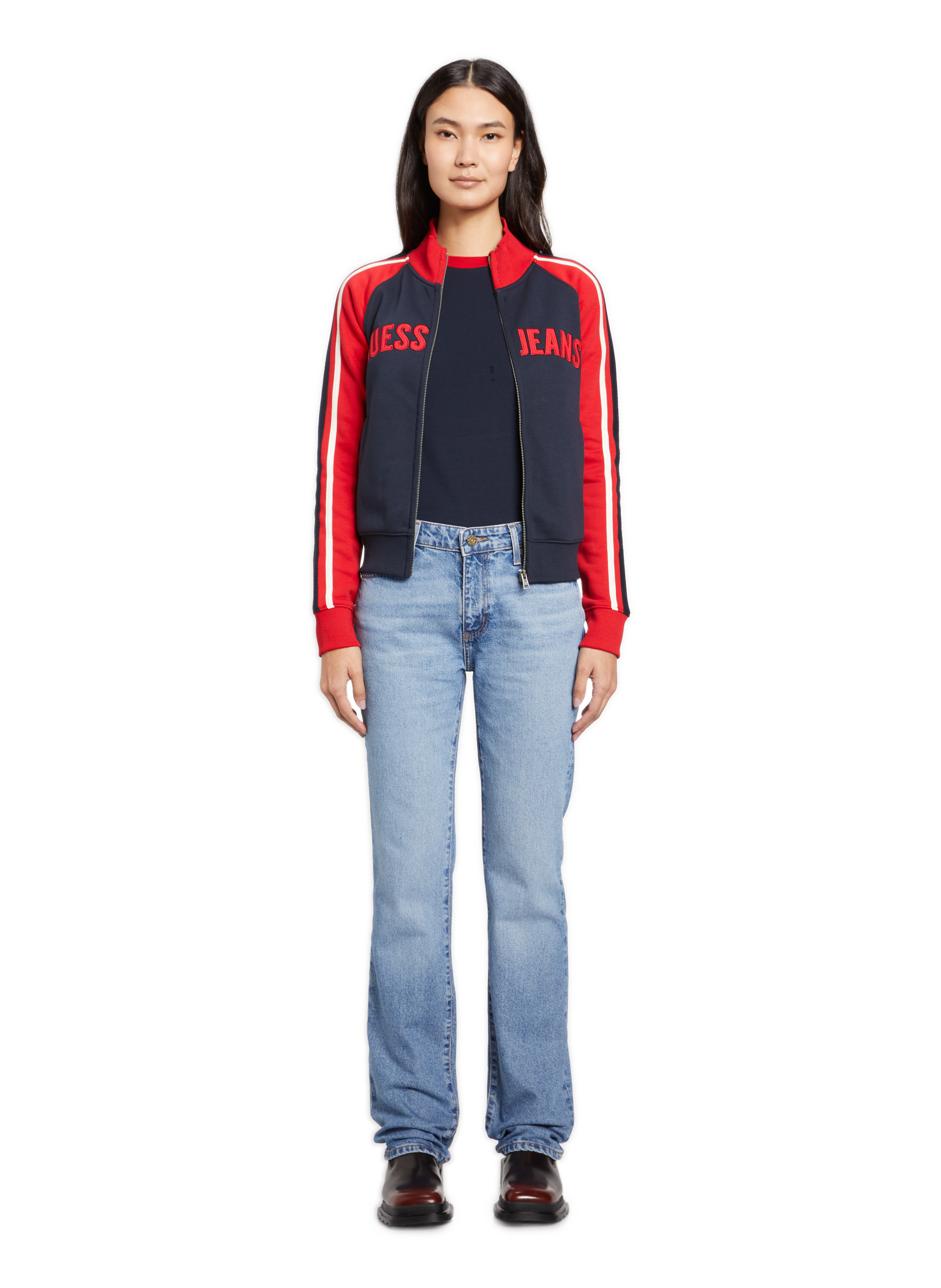 Jean droit GUESS Bleu