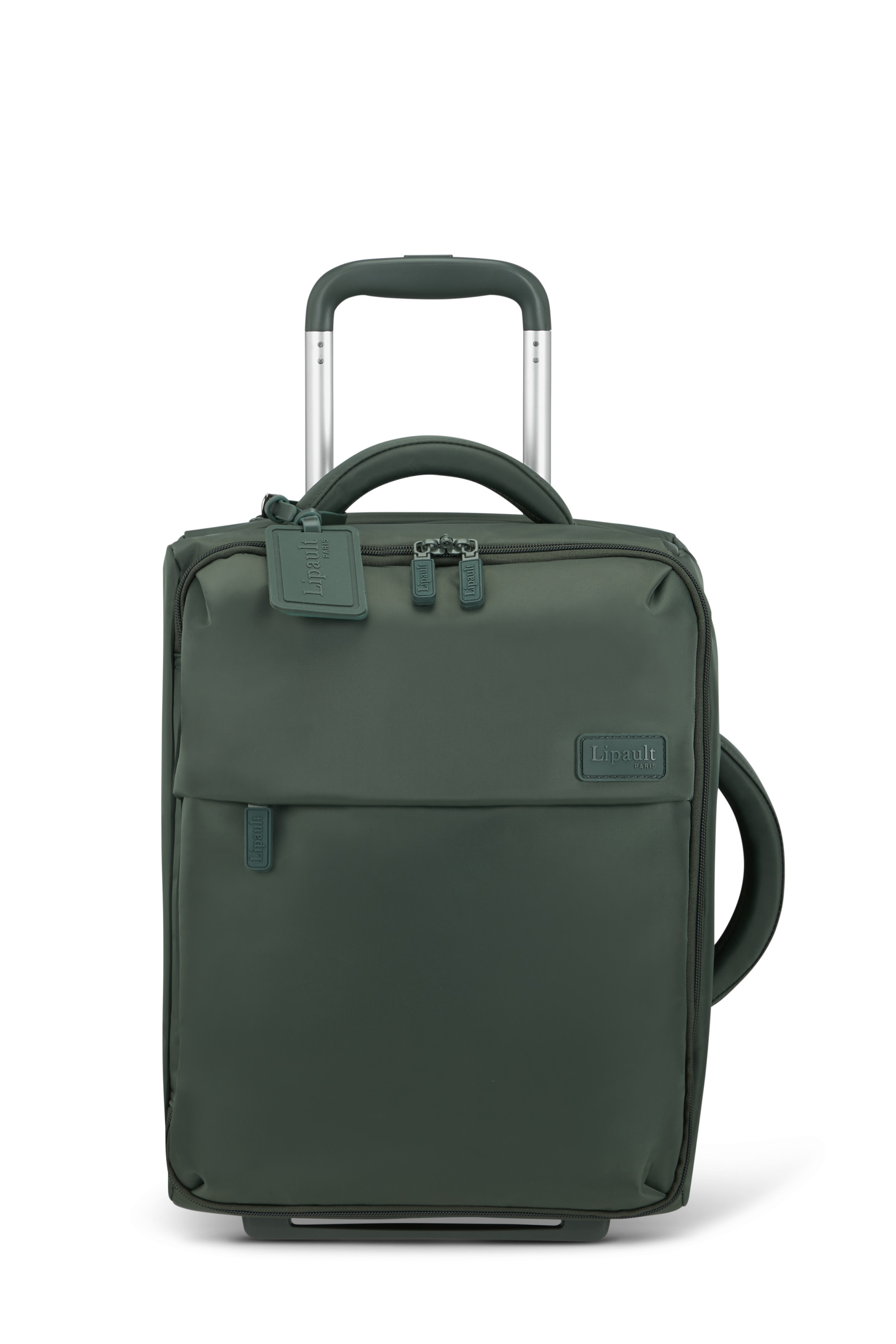 Foldable plume valise 2 roues taille s LIPAULT PARIS Kaki