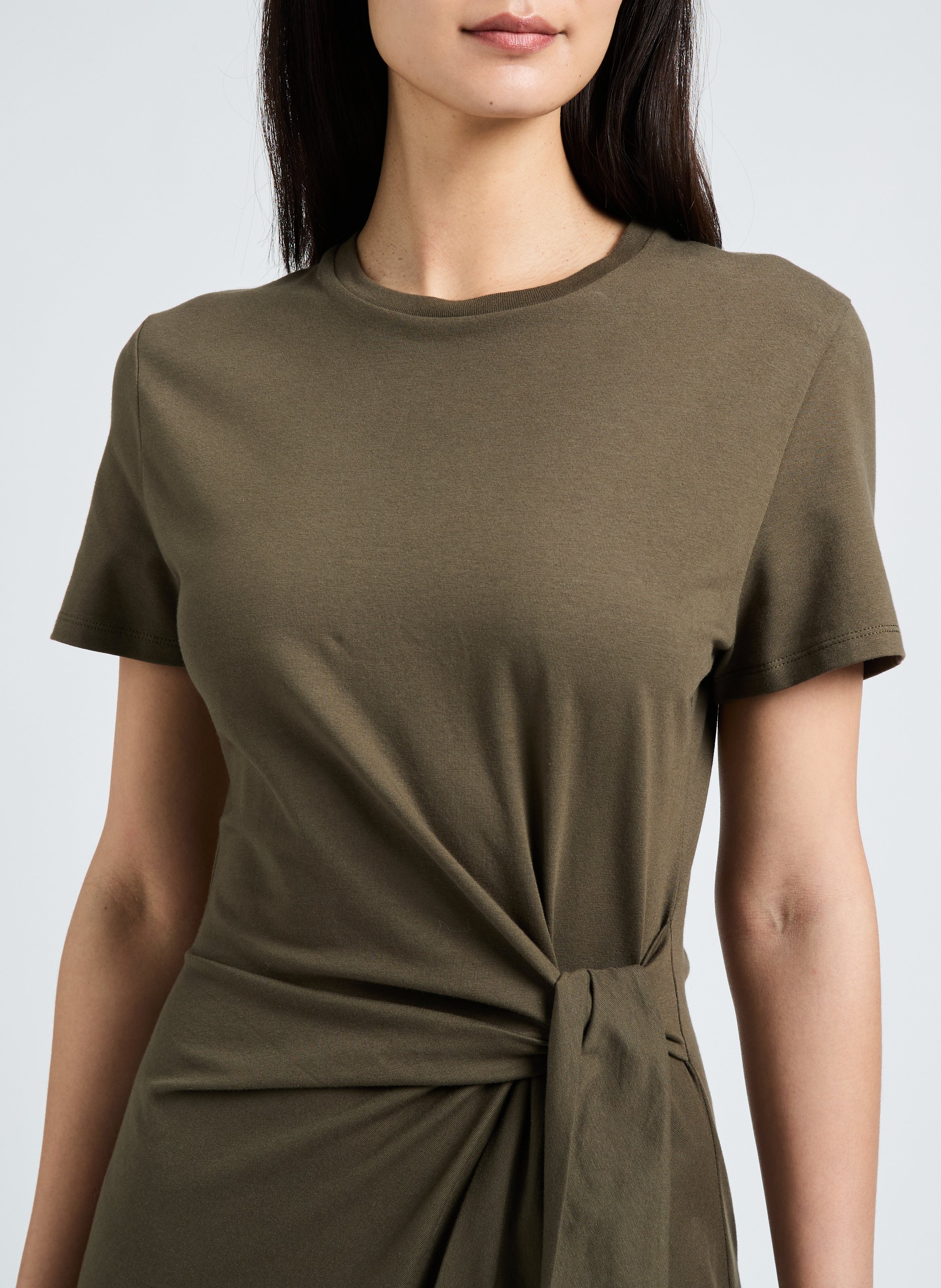 Robe longue avec fente  SAISON 1865 Kaki