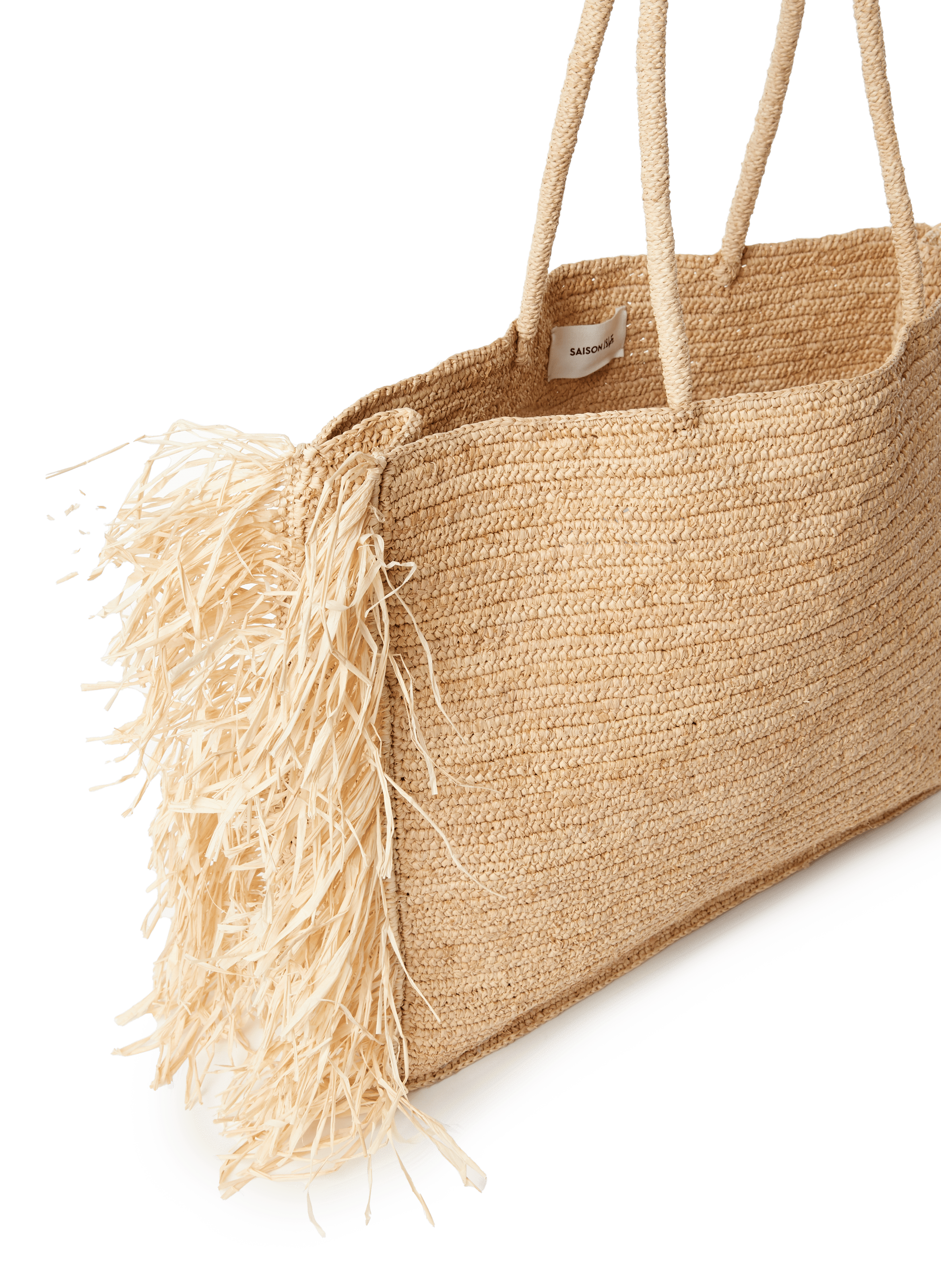 Raffia cabas bag SAISON 1865 Beige