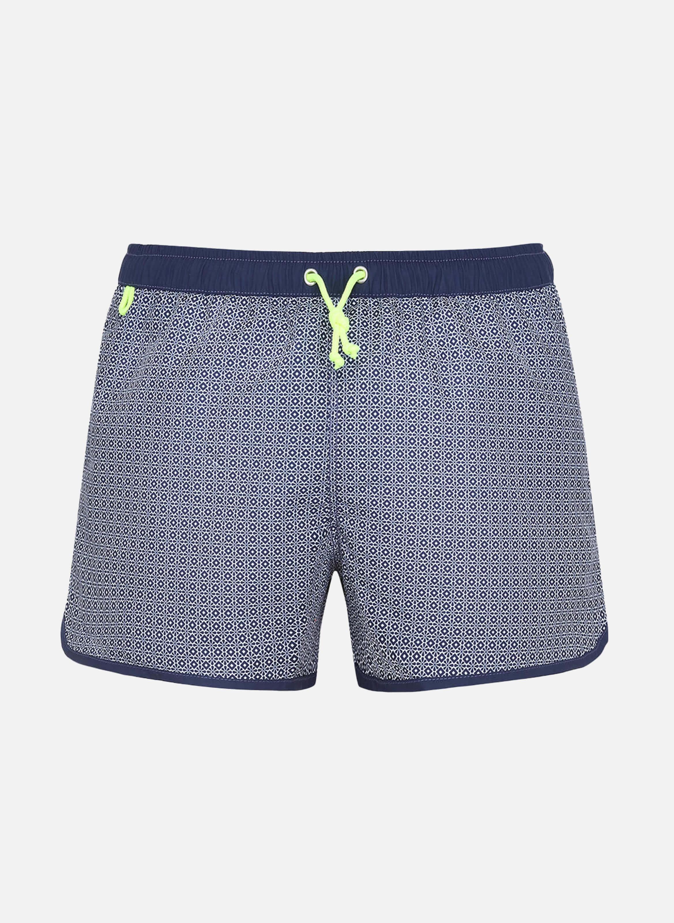 Short de bain court  -  azulejos GILI'S Bleu