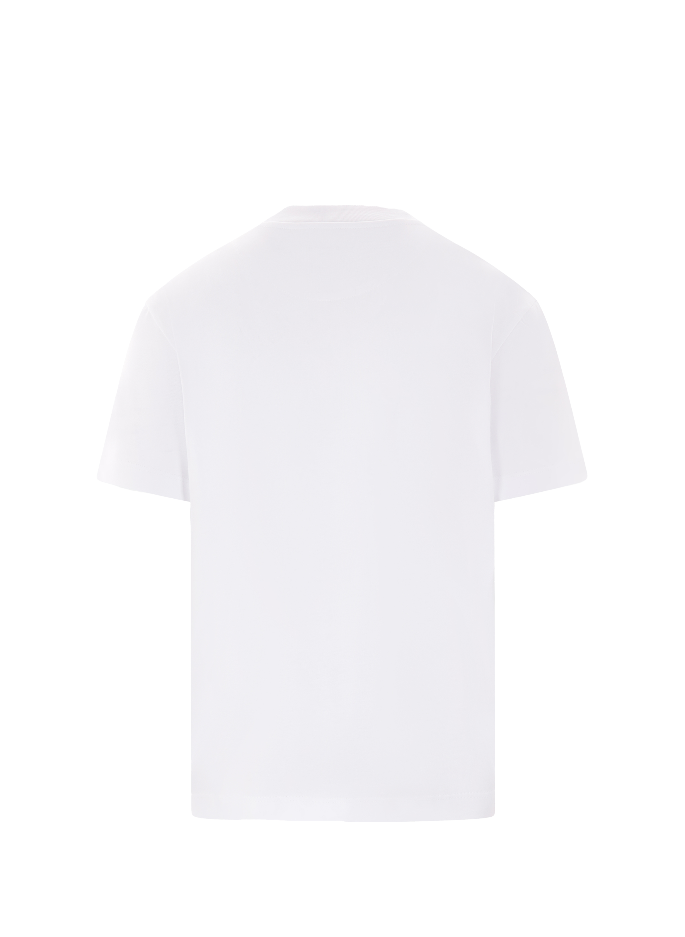 T-shirt col rond en coton 10 CORSO COMO Blanc